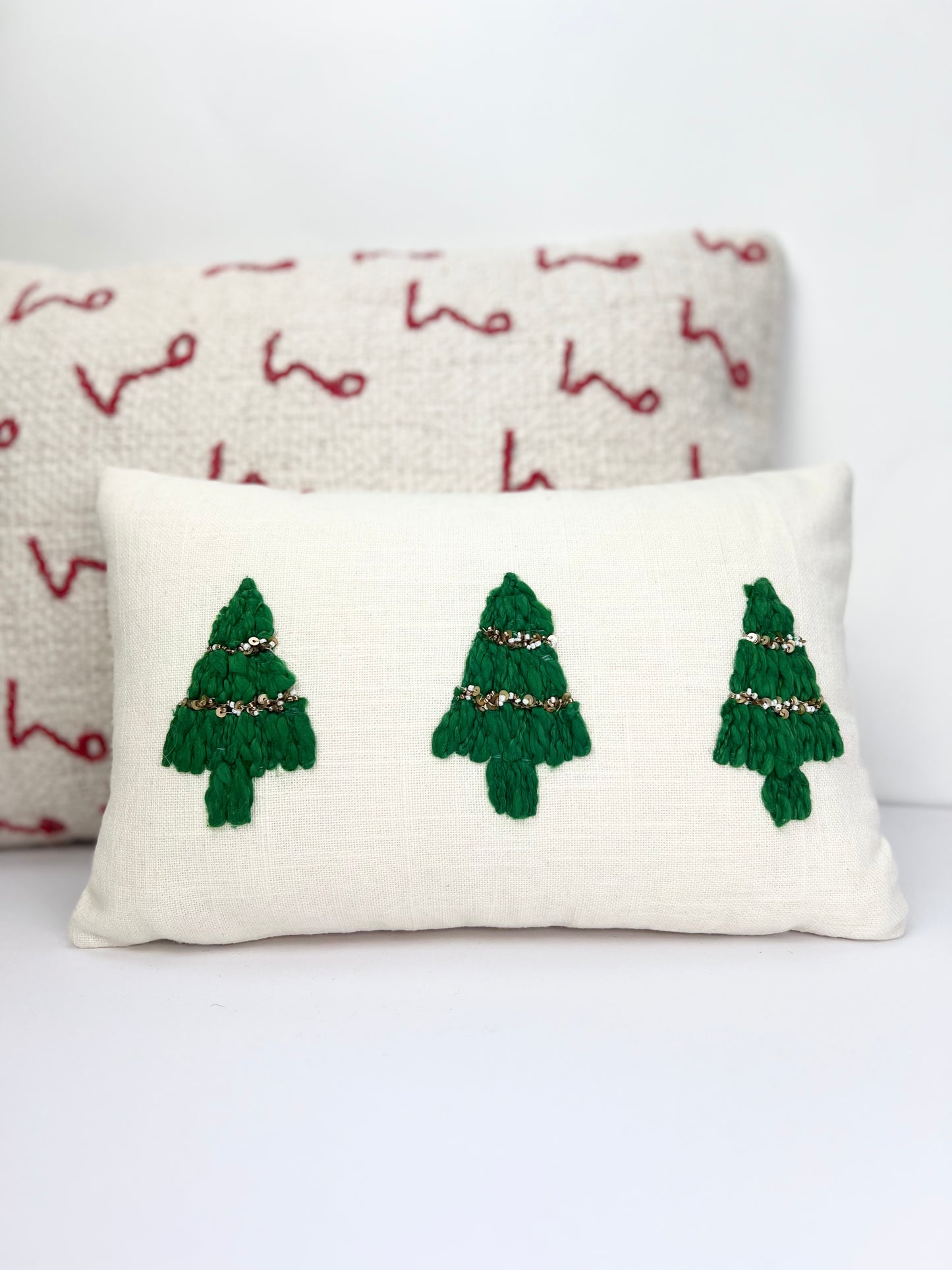 14" x 9" Cotton W/Embroid Tree