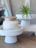 White Pedestal Tray