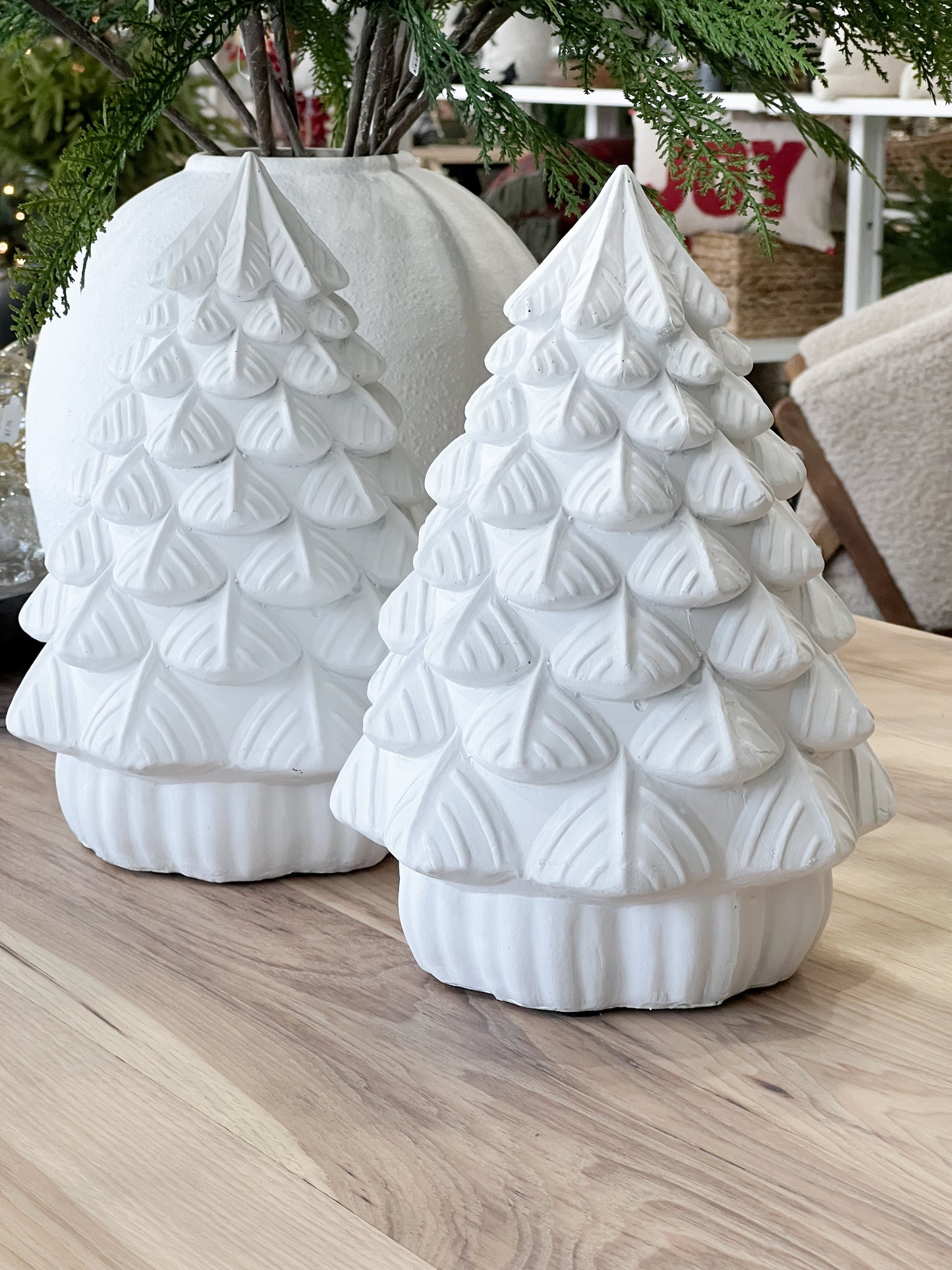 Merry Tree Wht Ceramic