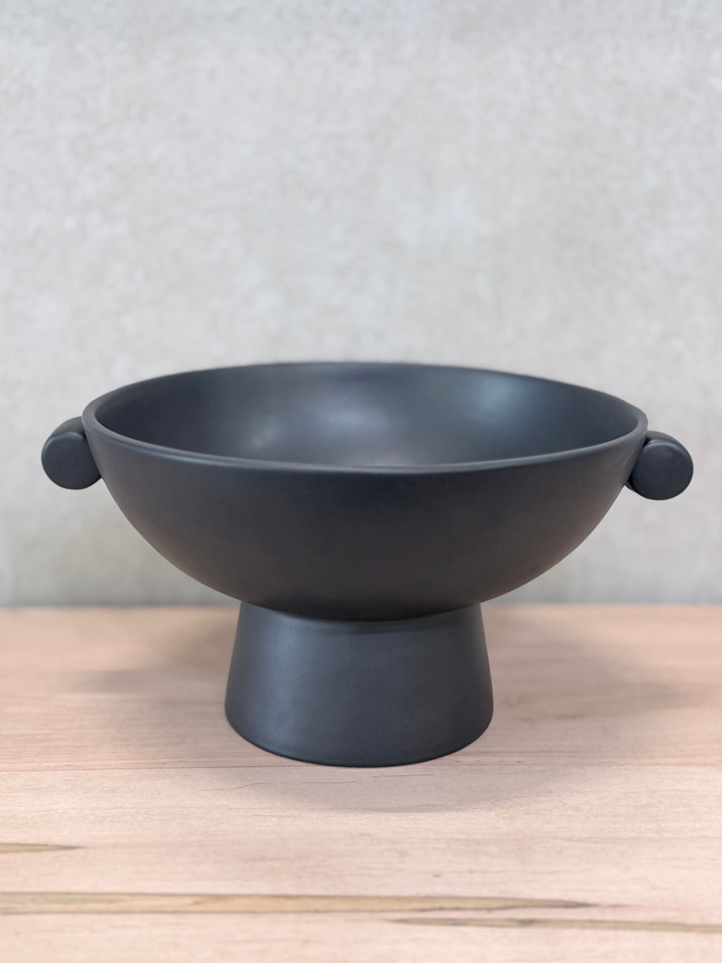 Jase Pedestal Bowl Black