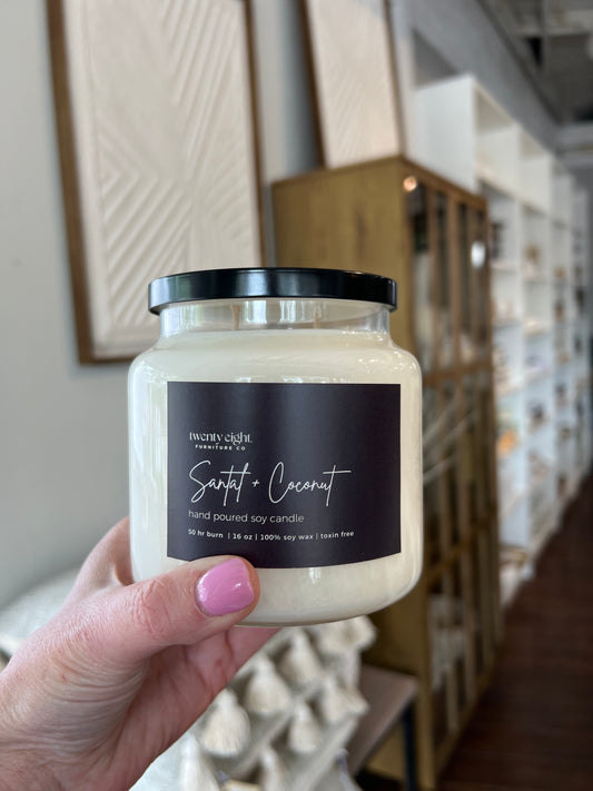 28CO 16oz Santal + Coconut