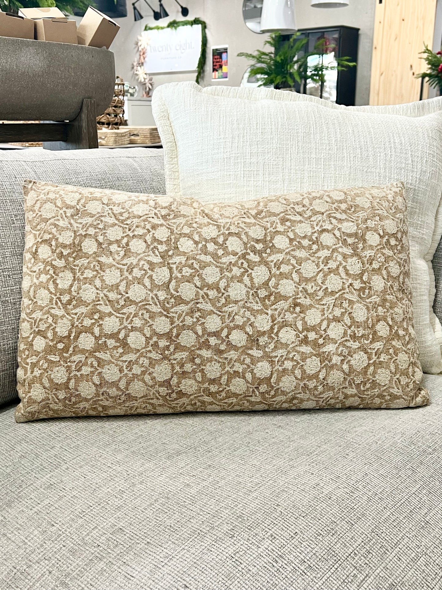 Sandy Floral Pillow