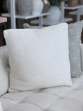 20" Woven Cotton Boucle Pillow
