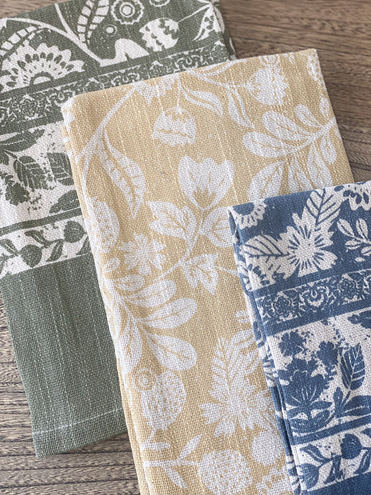 Cotton Tea Towel Set of 3