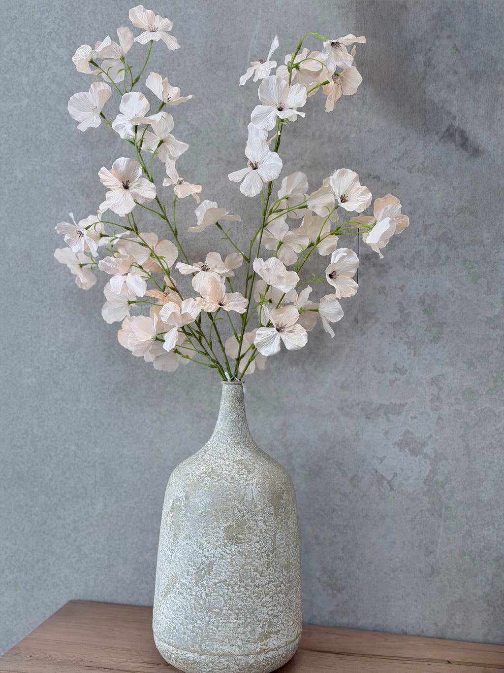 Pale Pink Apple Blossomn Spray