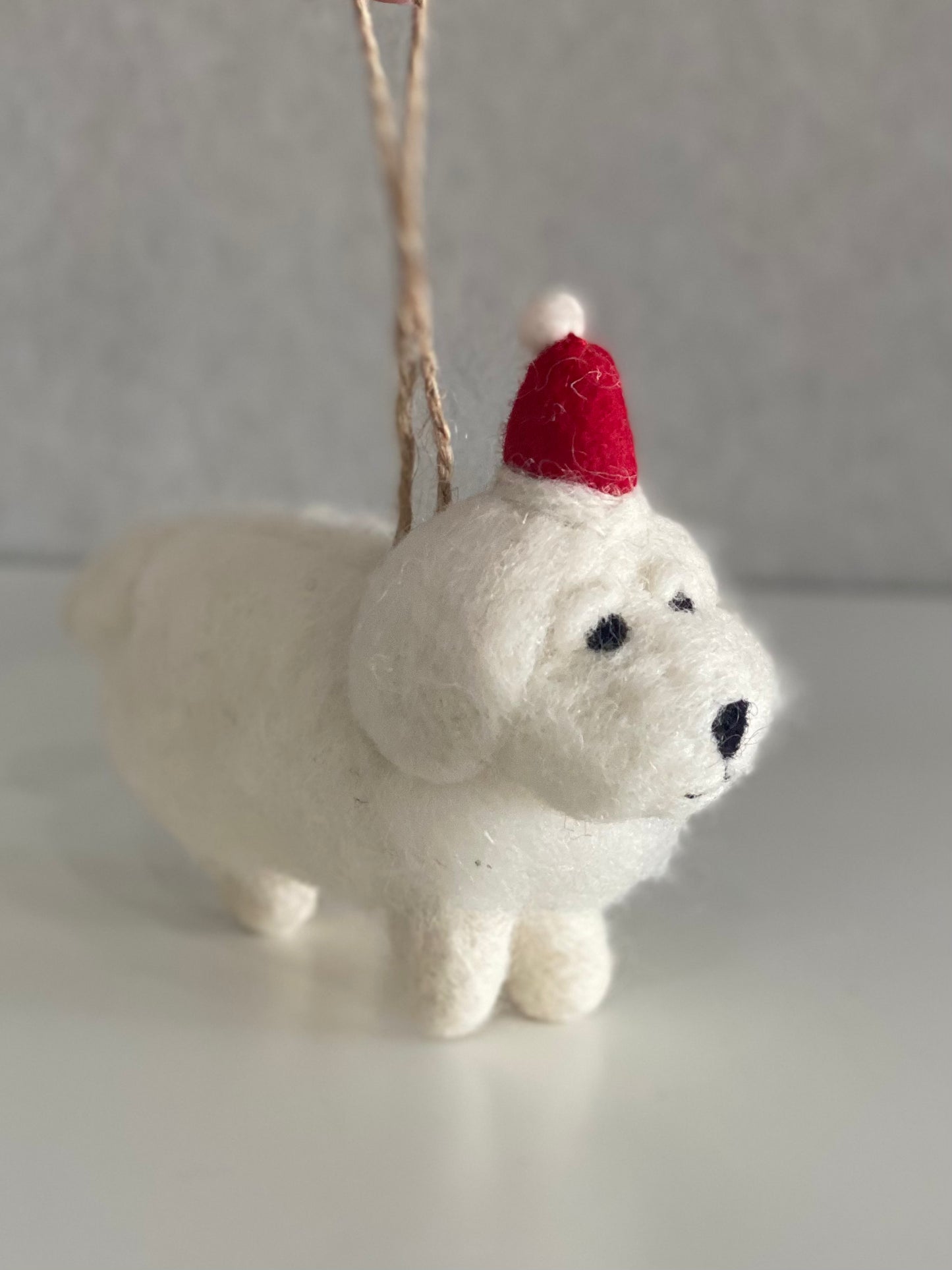 Maltese Dog Ornament