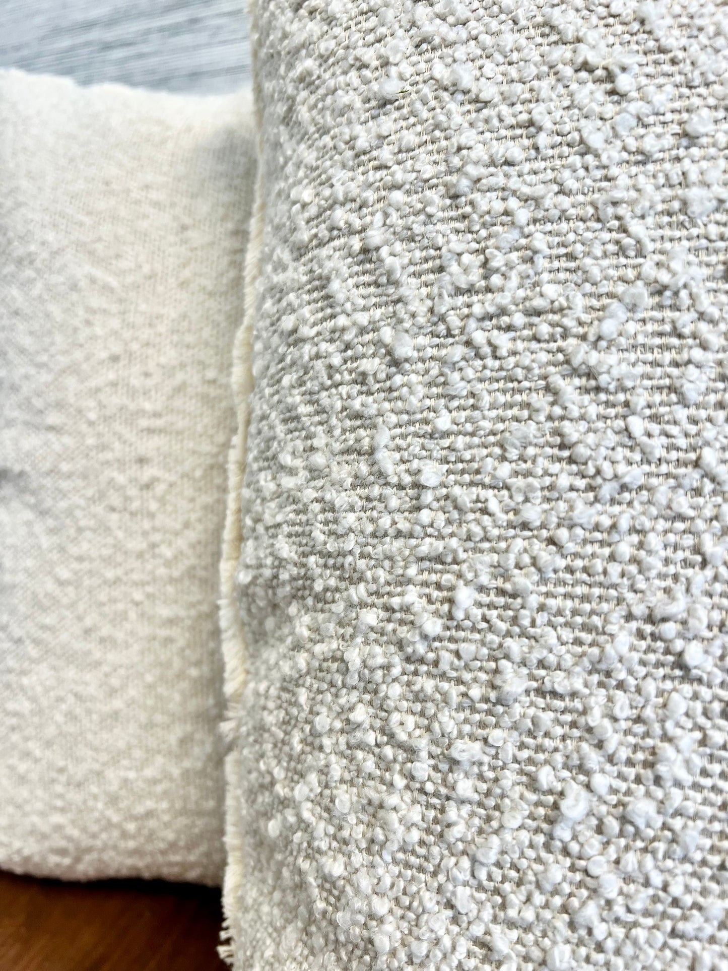 20" Sofia Cream Boucle Pillow