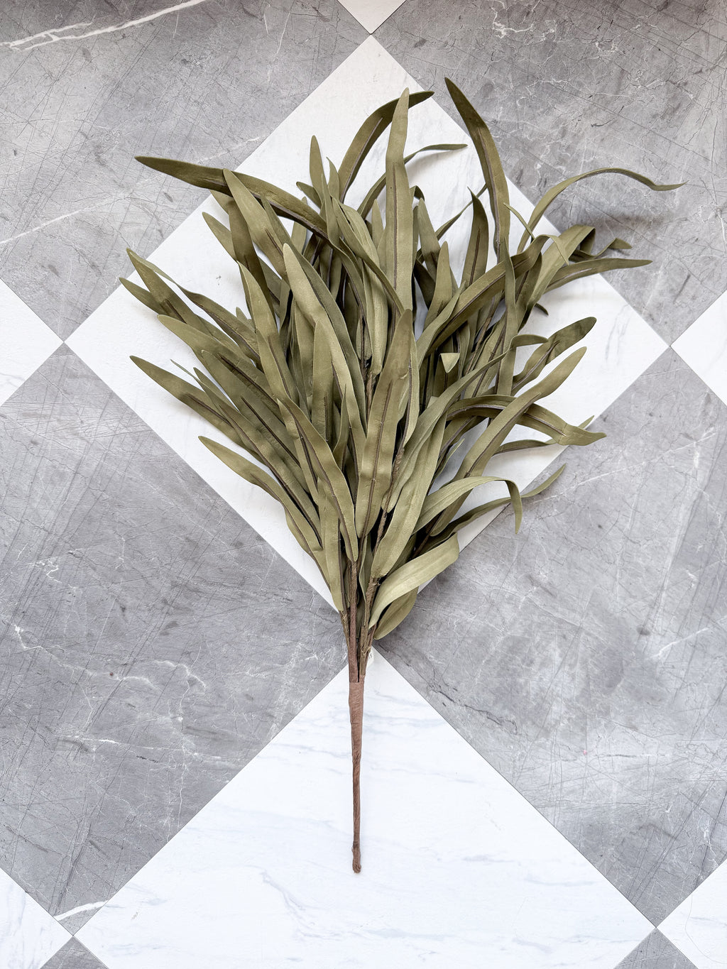 24" Olive Grass Bush