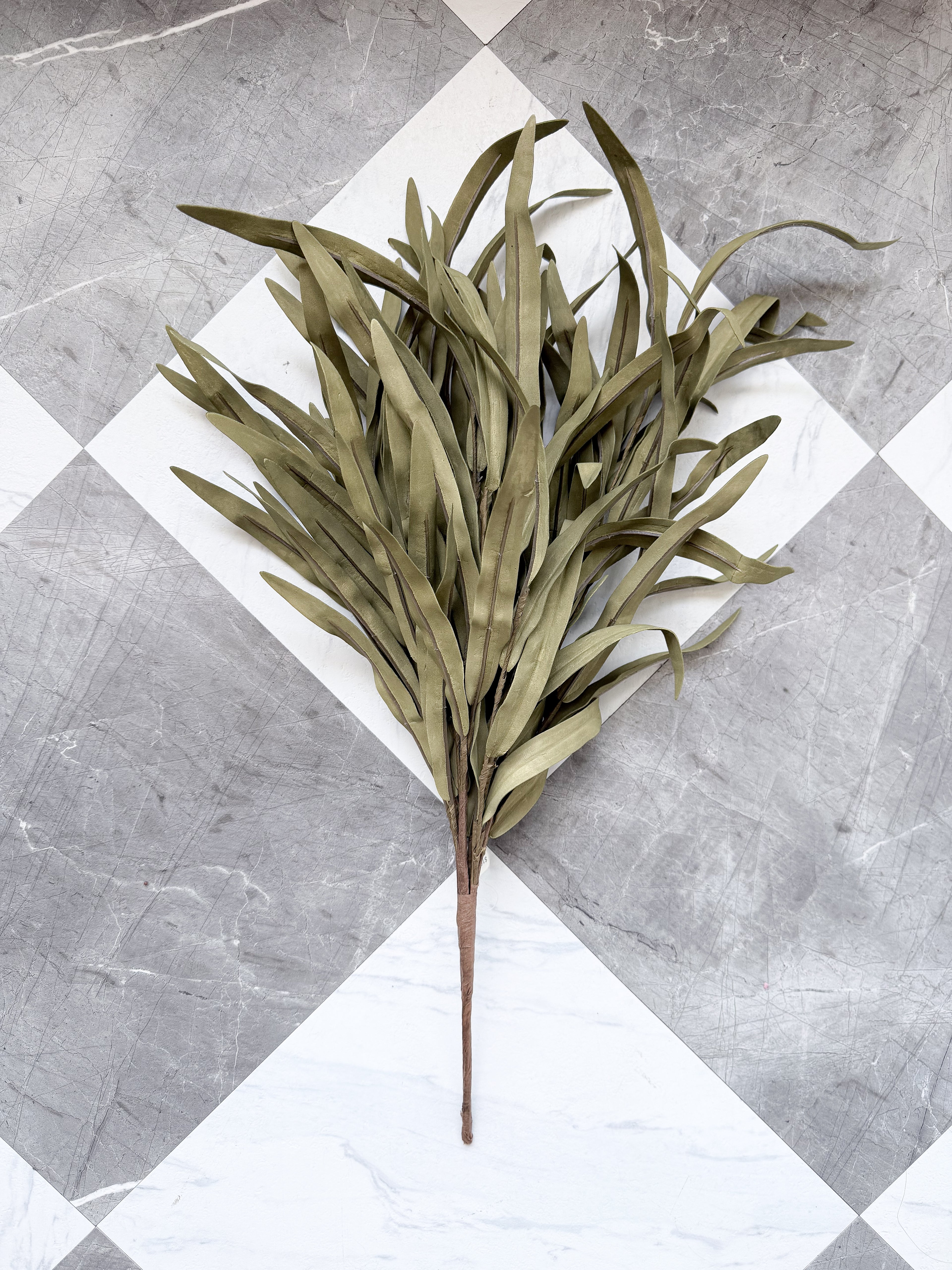 24" Olive Grass Bush