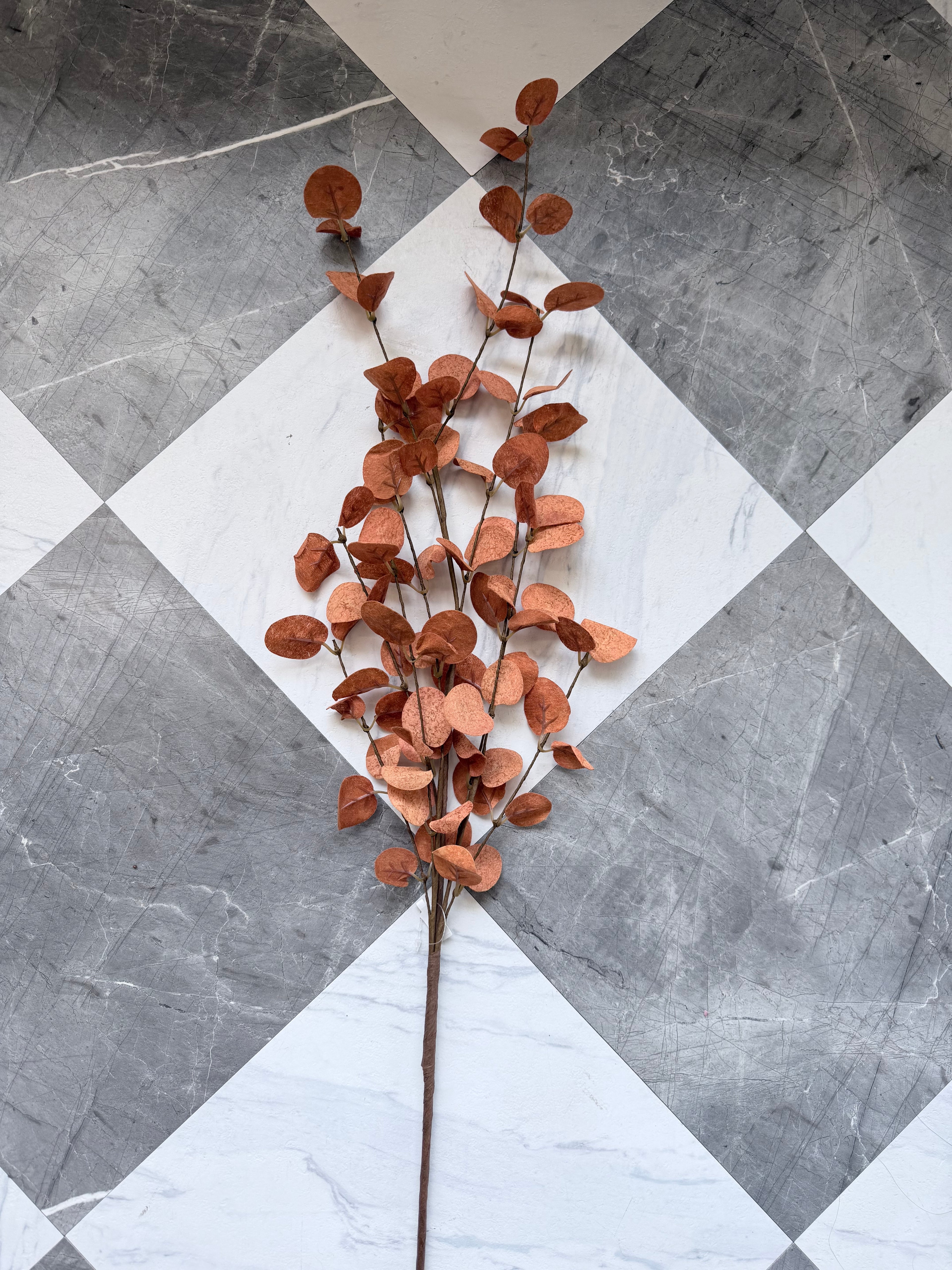 Fall Orange Eucalyptus 34"