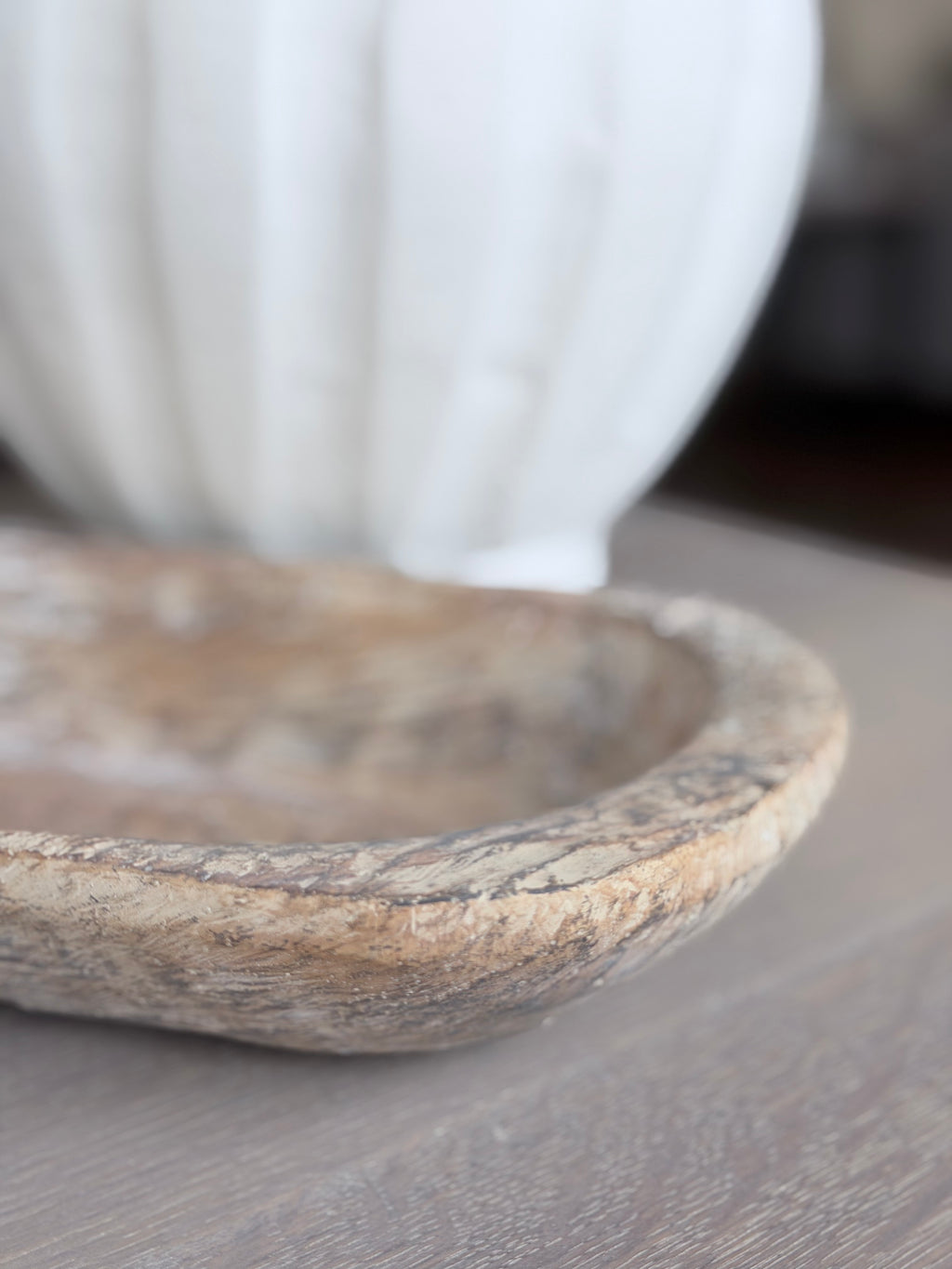 10.5" Wood Finish bowl