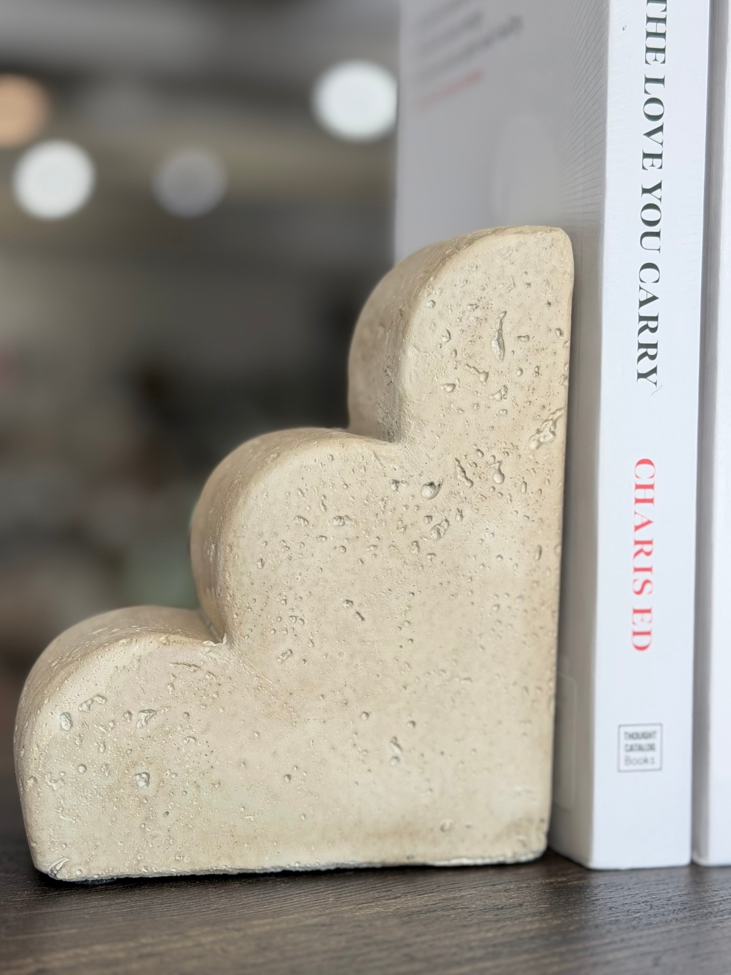 Scallop Edge Bookend set/2