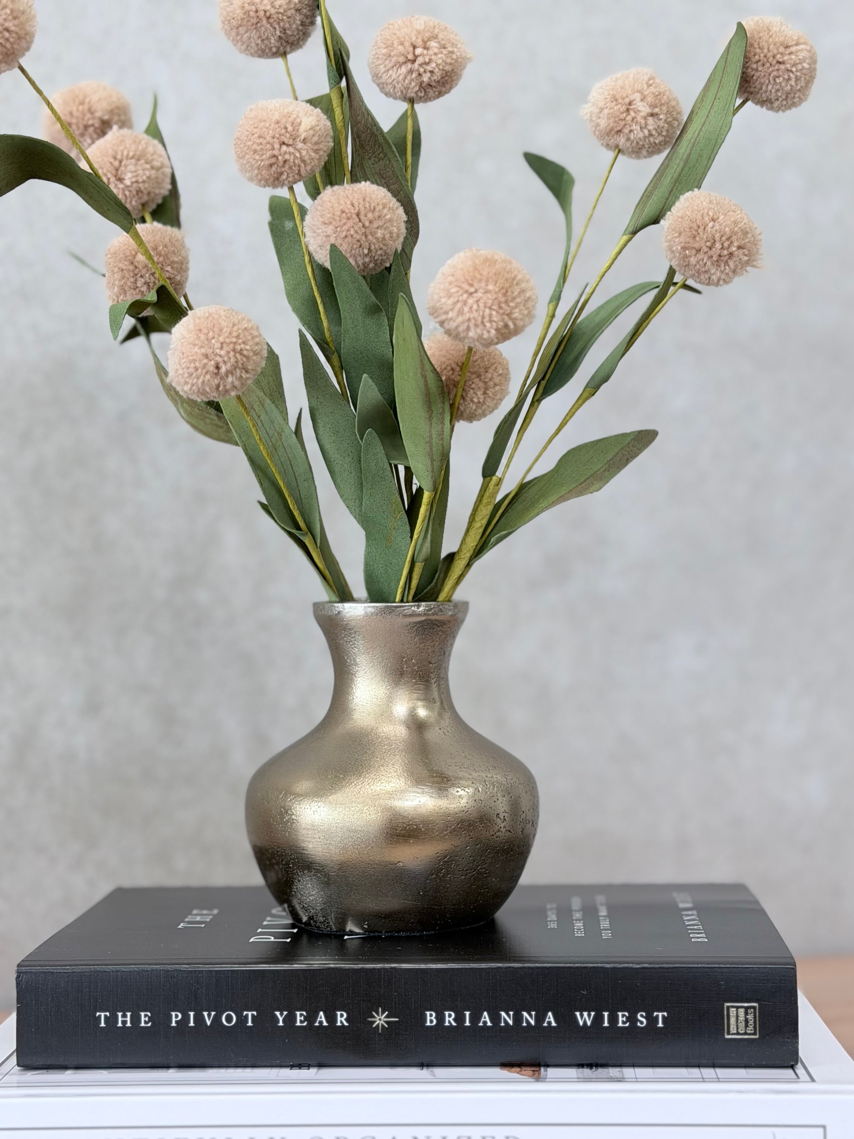 3.75" Ant Brass Vase