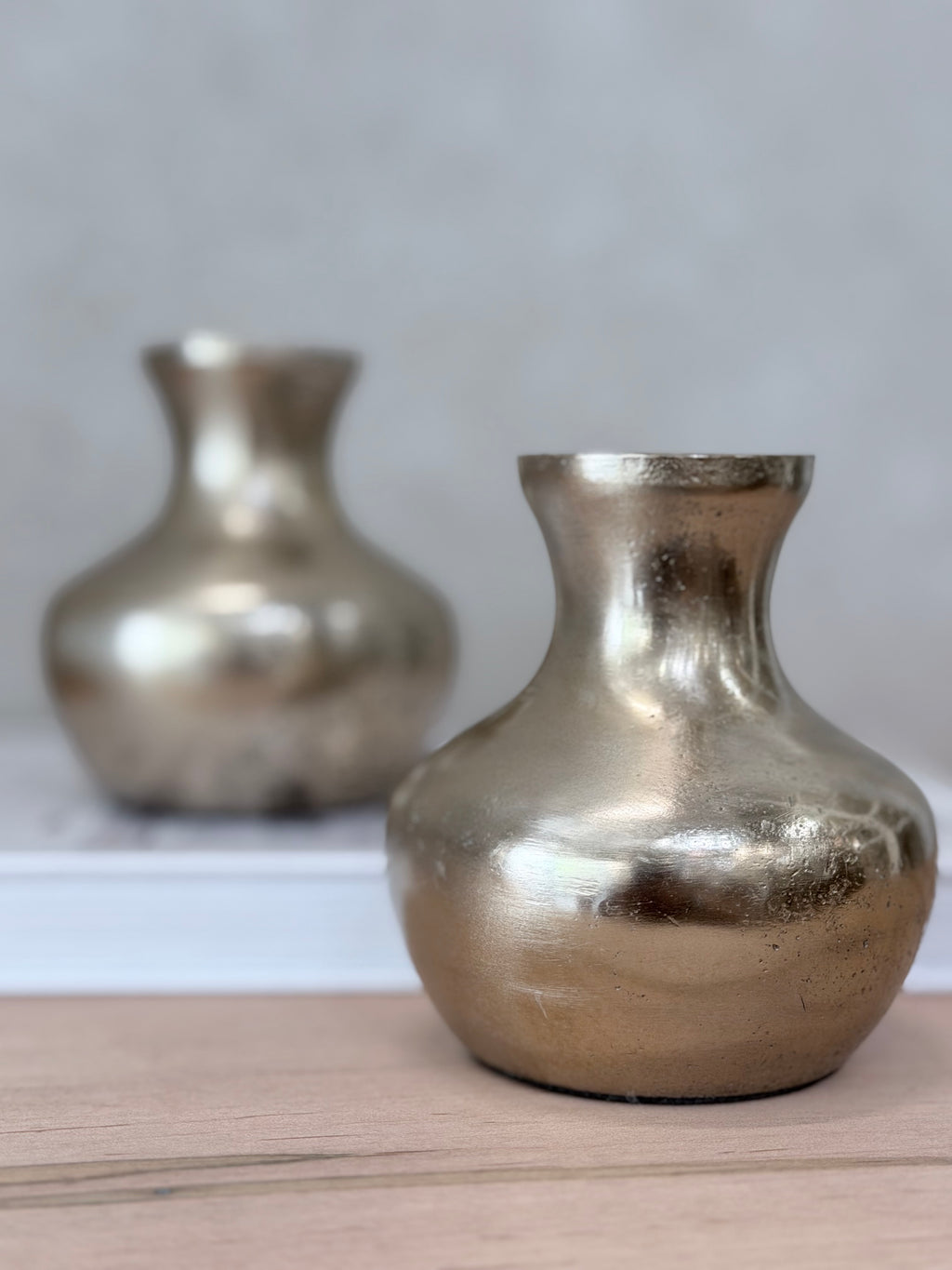 3.75" Ant Brass Vase