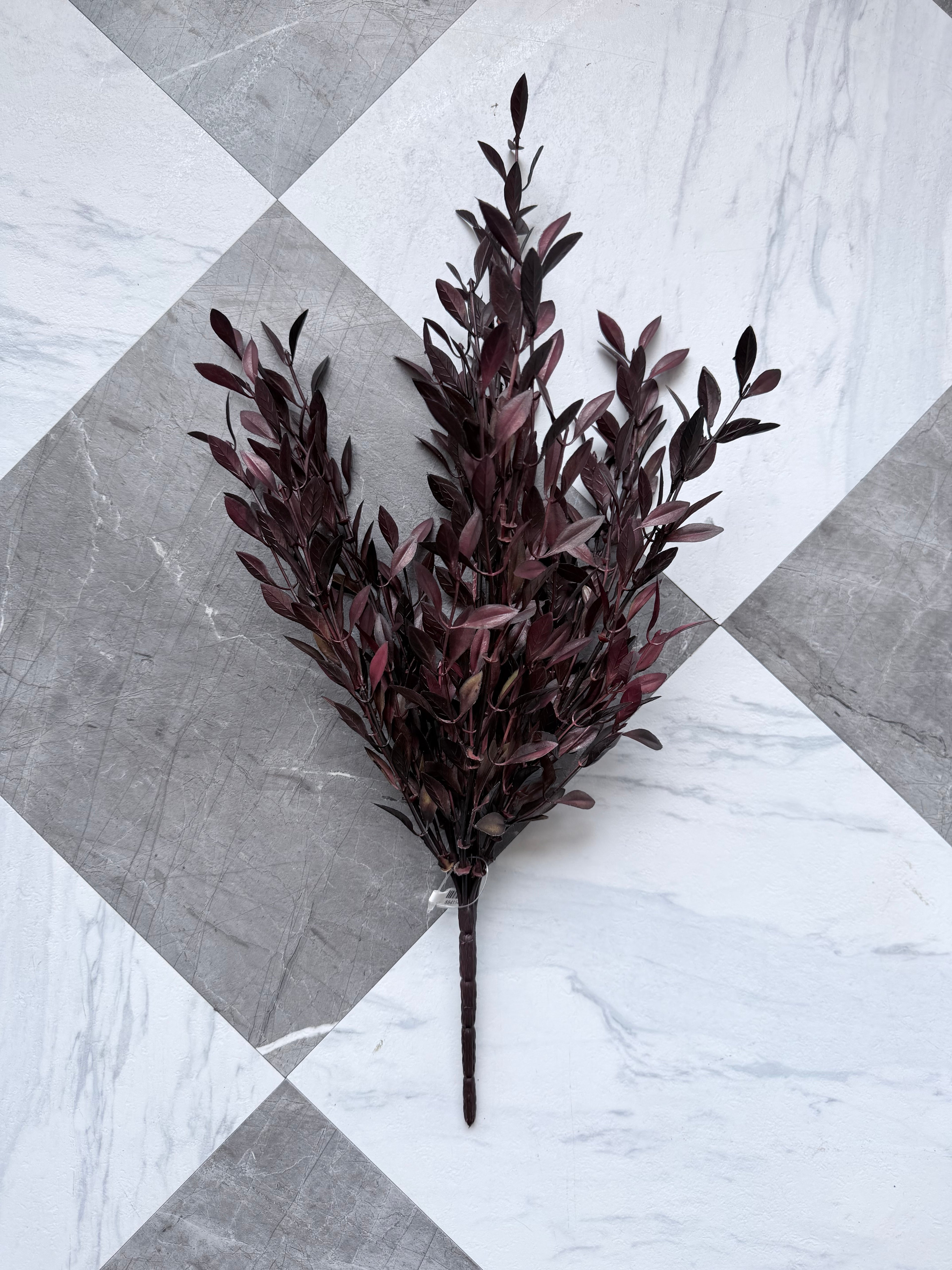 Burgundy Willow Leaf Spray