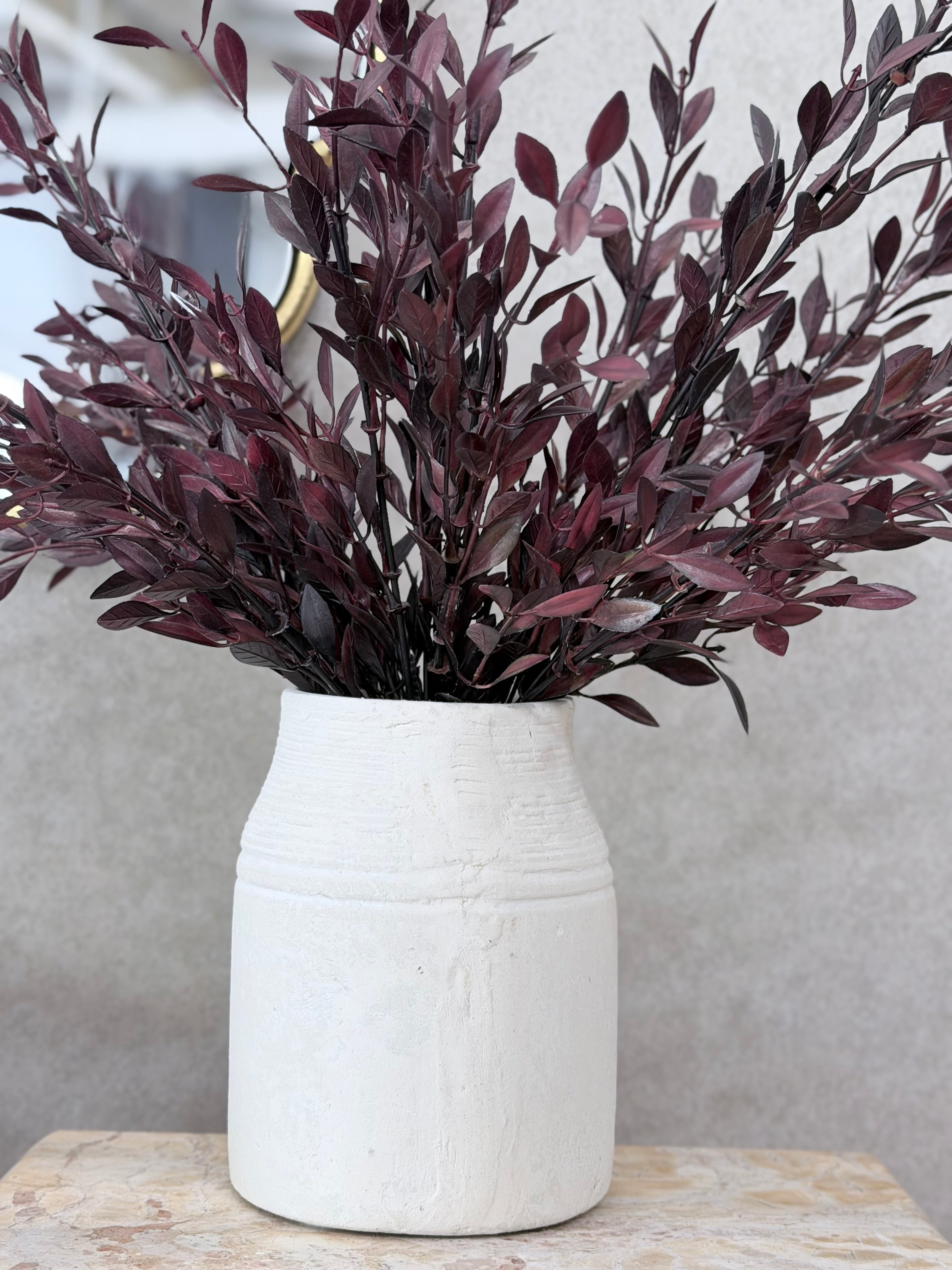 Burgundy Willow Leaf Spray