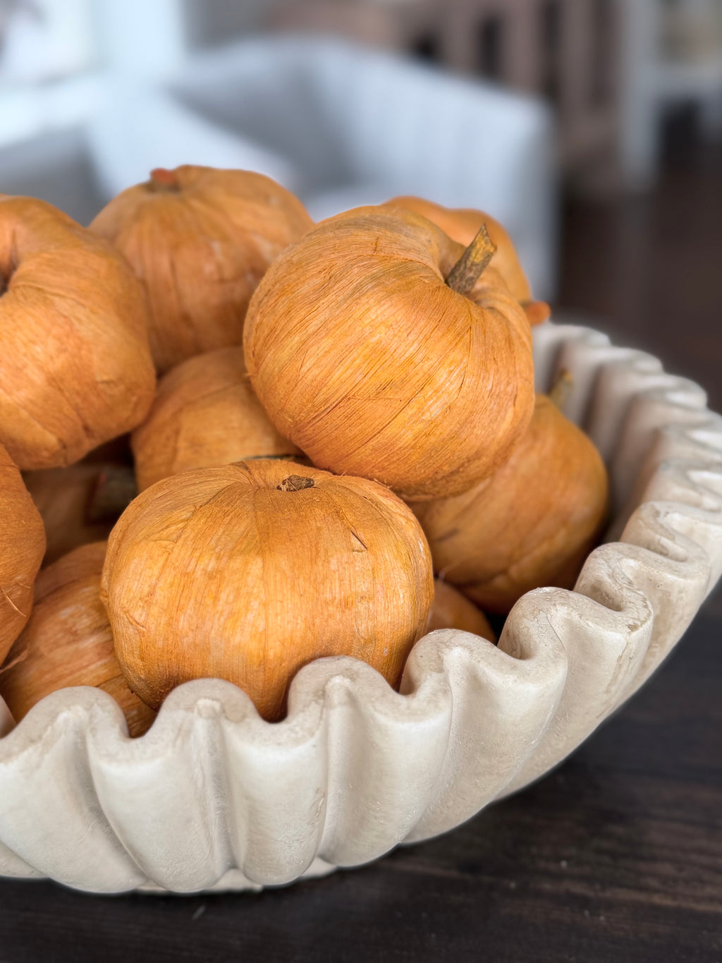 Bag of Faux Pumpkins