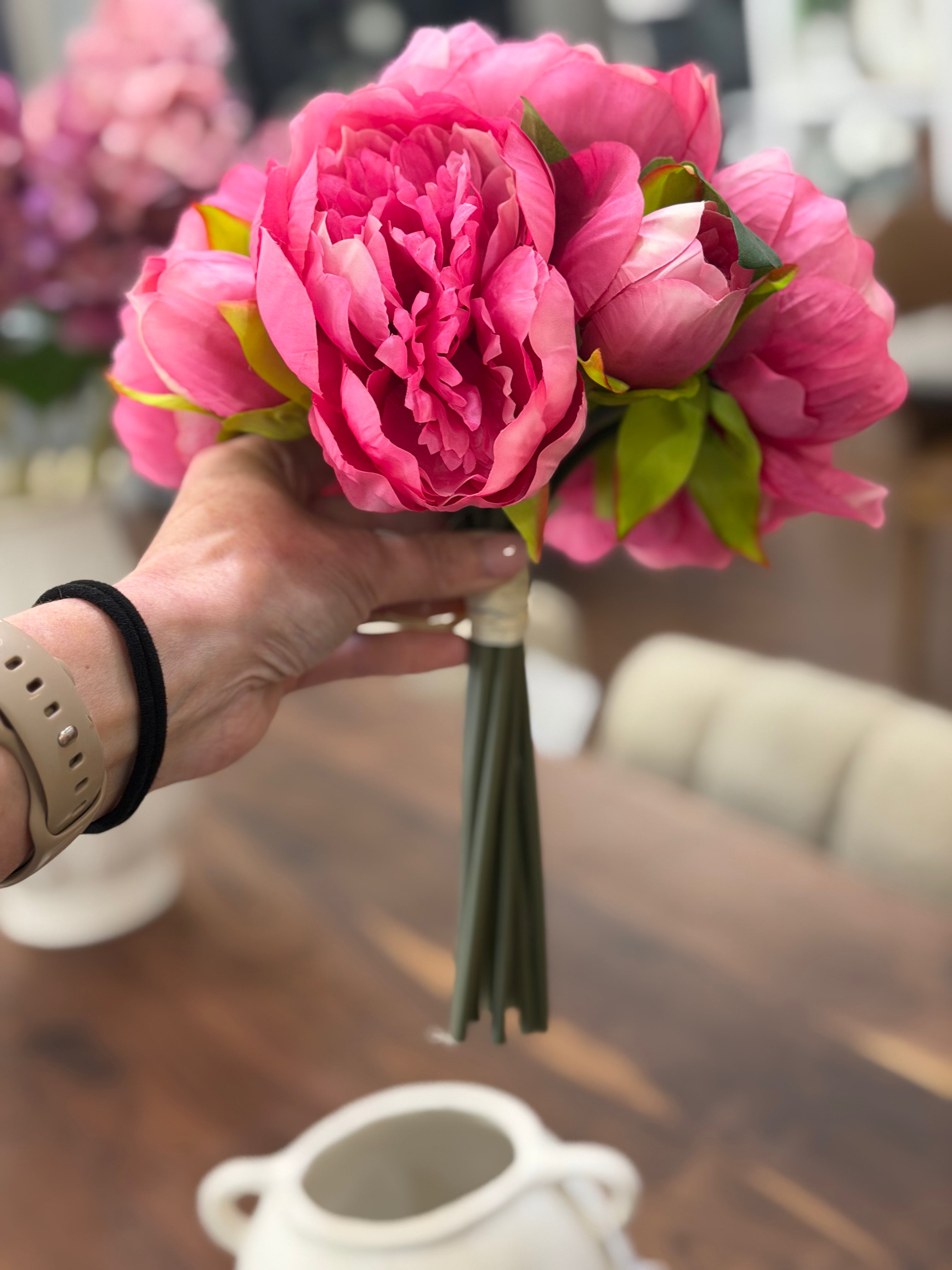 12" Peony Boutique Pink