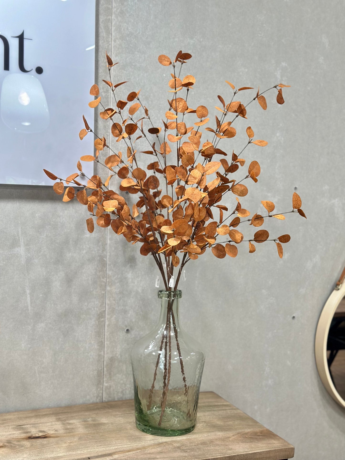 Fall Orange Eucalyptus 34"