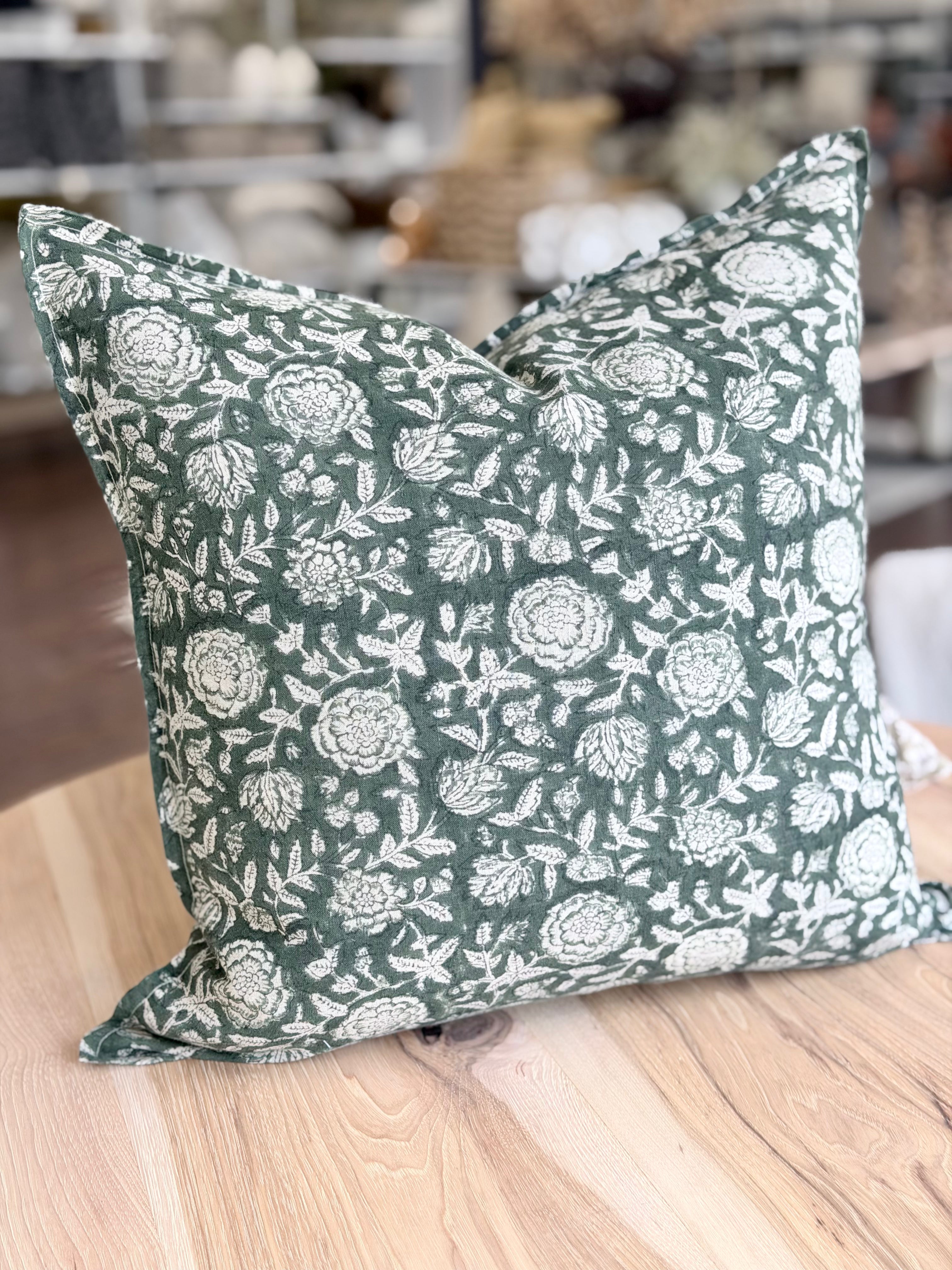 20" Linen Rio Green