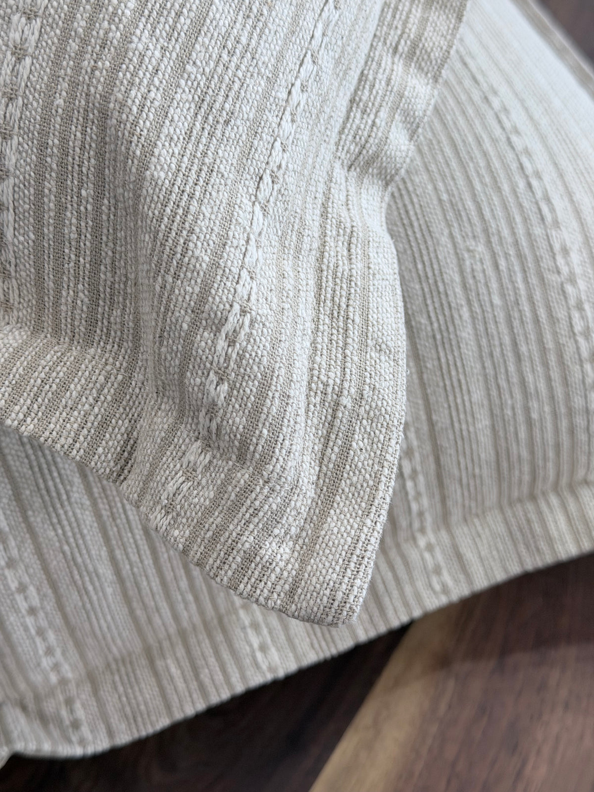 18" Taupe /Cream  Pillow