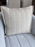 18" Taupe /Cream  Pillow