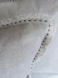 20" Oatmeal w/Stitch Pillow