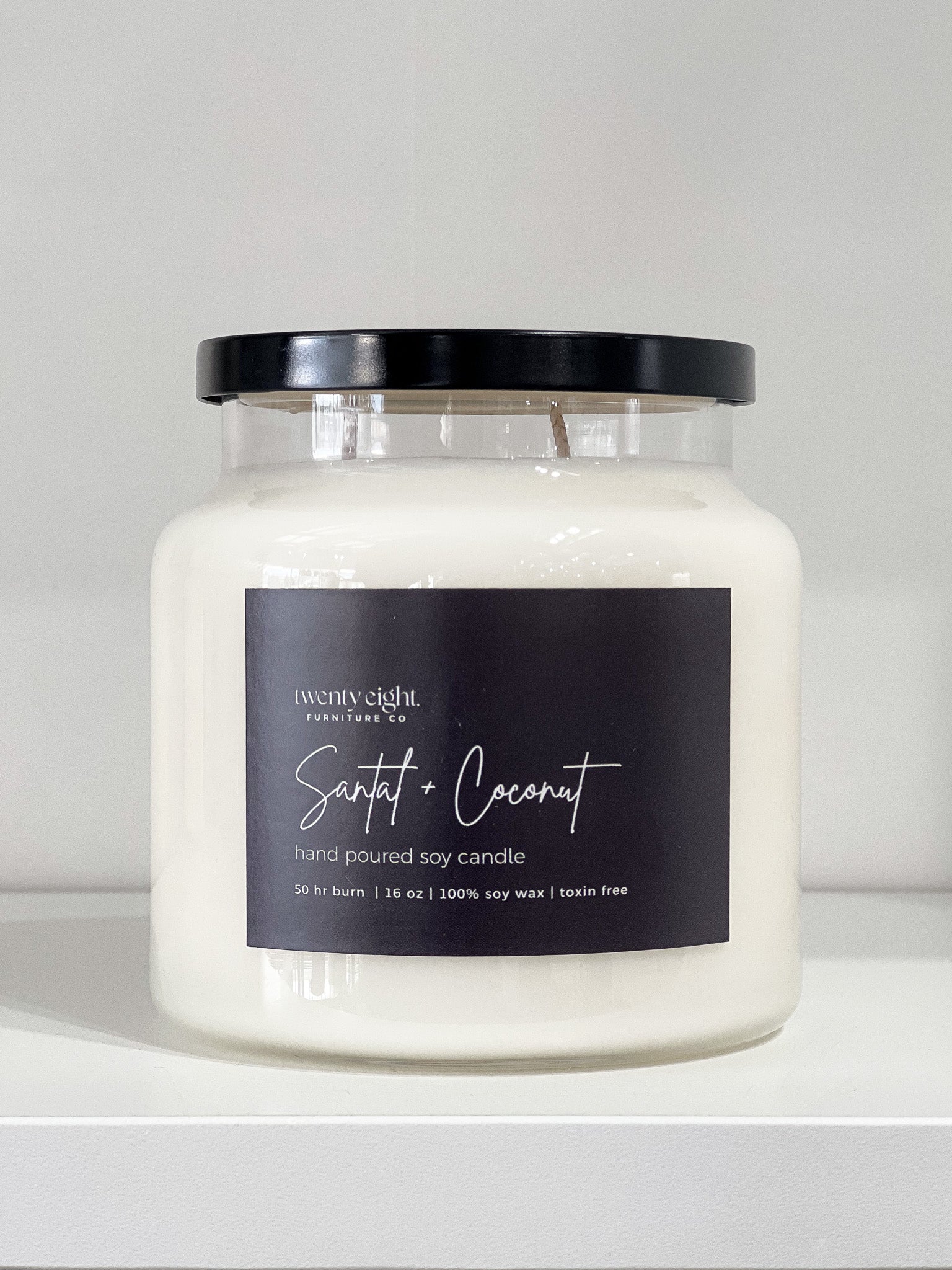28CO 16oz Santal + Coconut