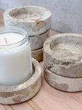 4" Beige Marble Tray