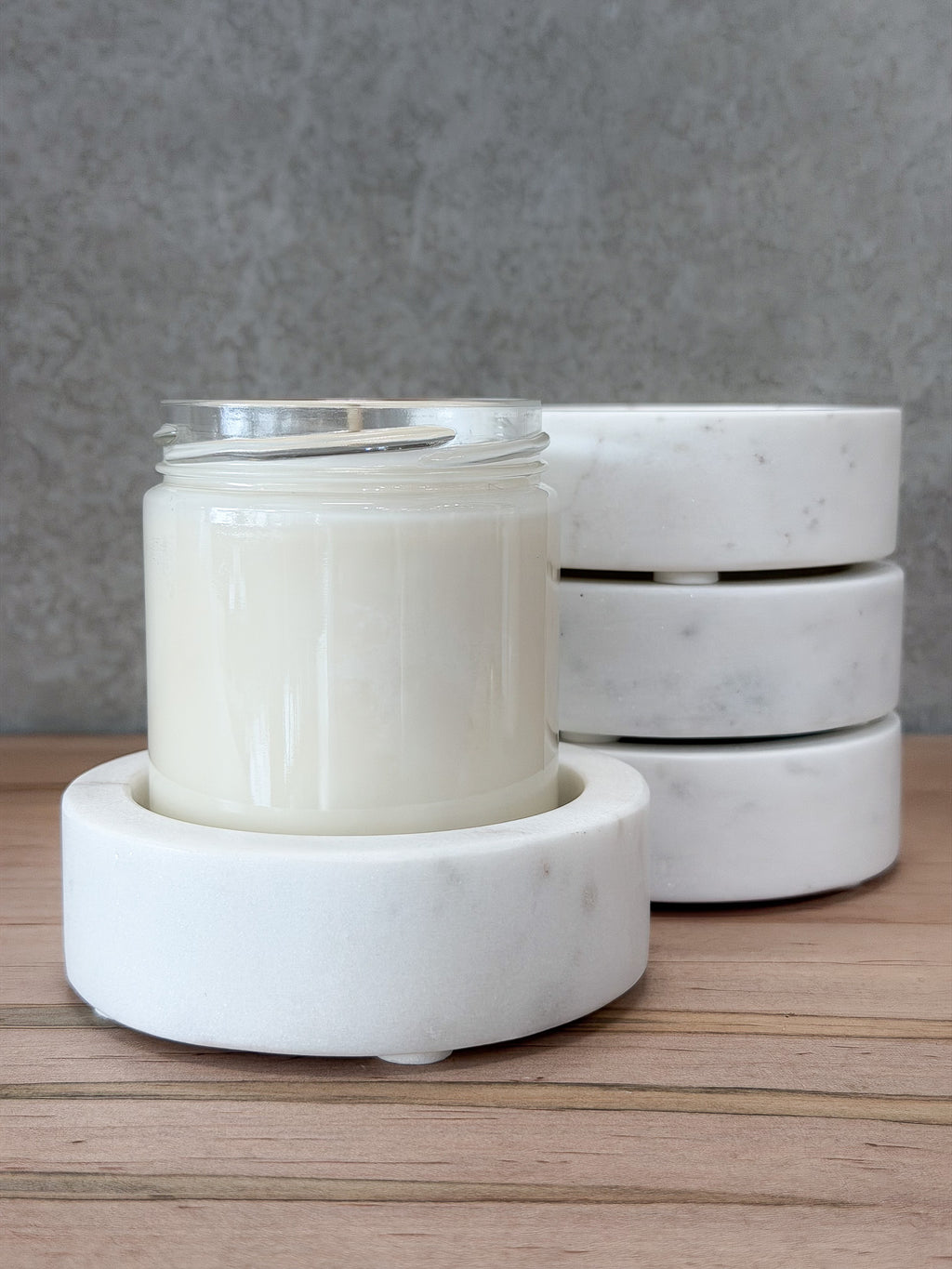 4" Round Marble Tray