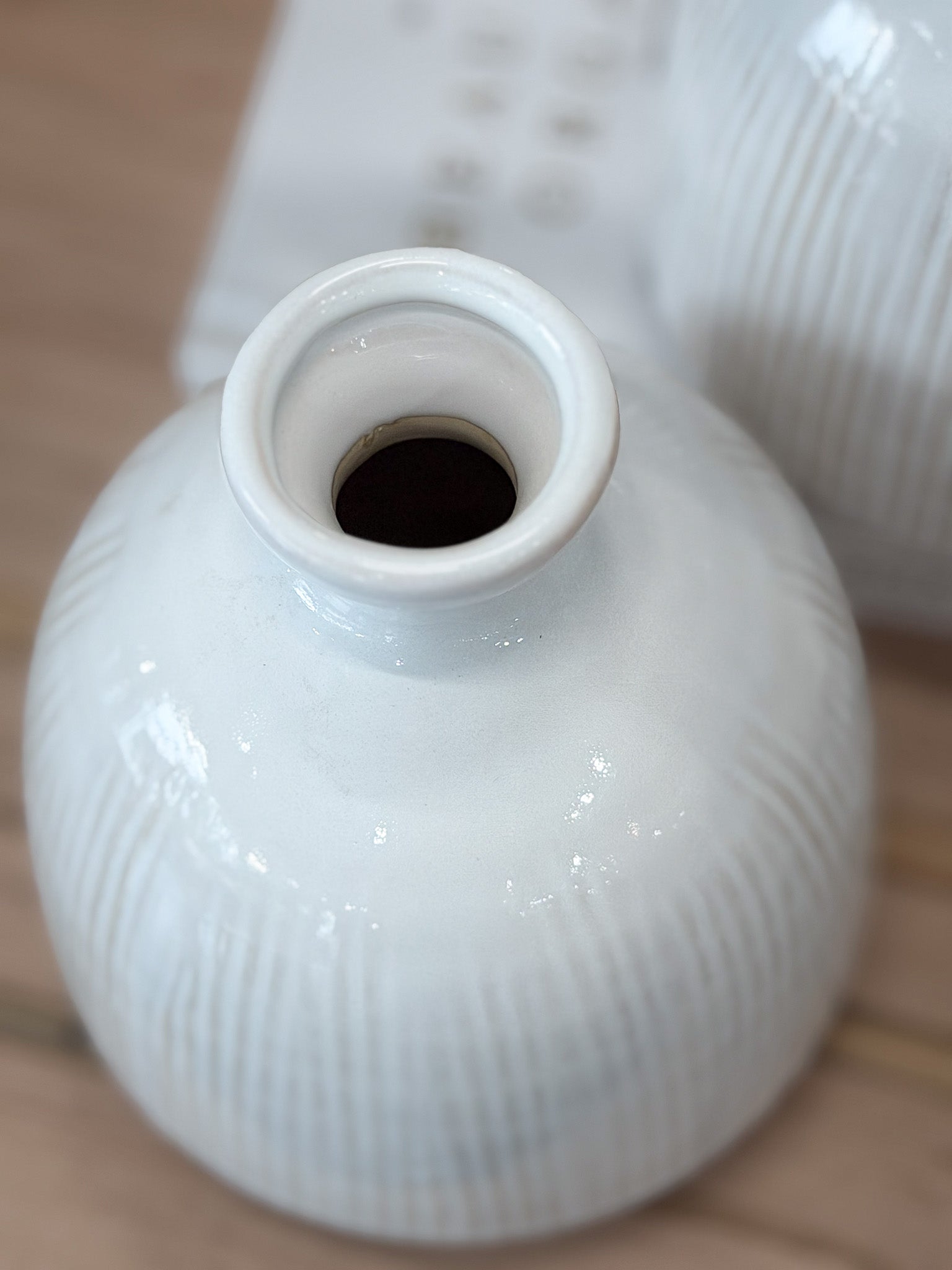 6" Stripe Vase