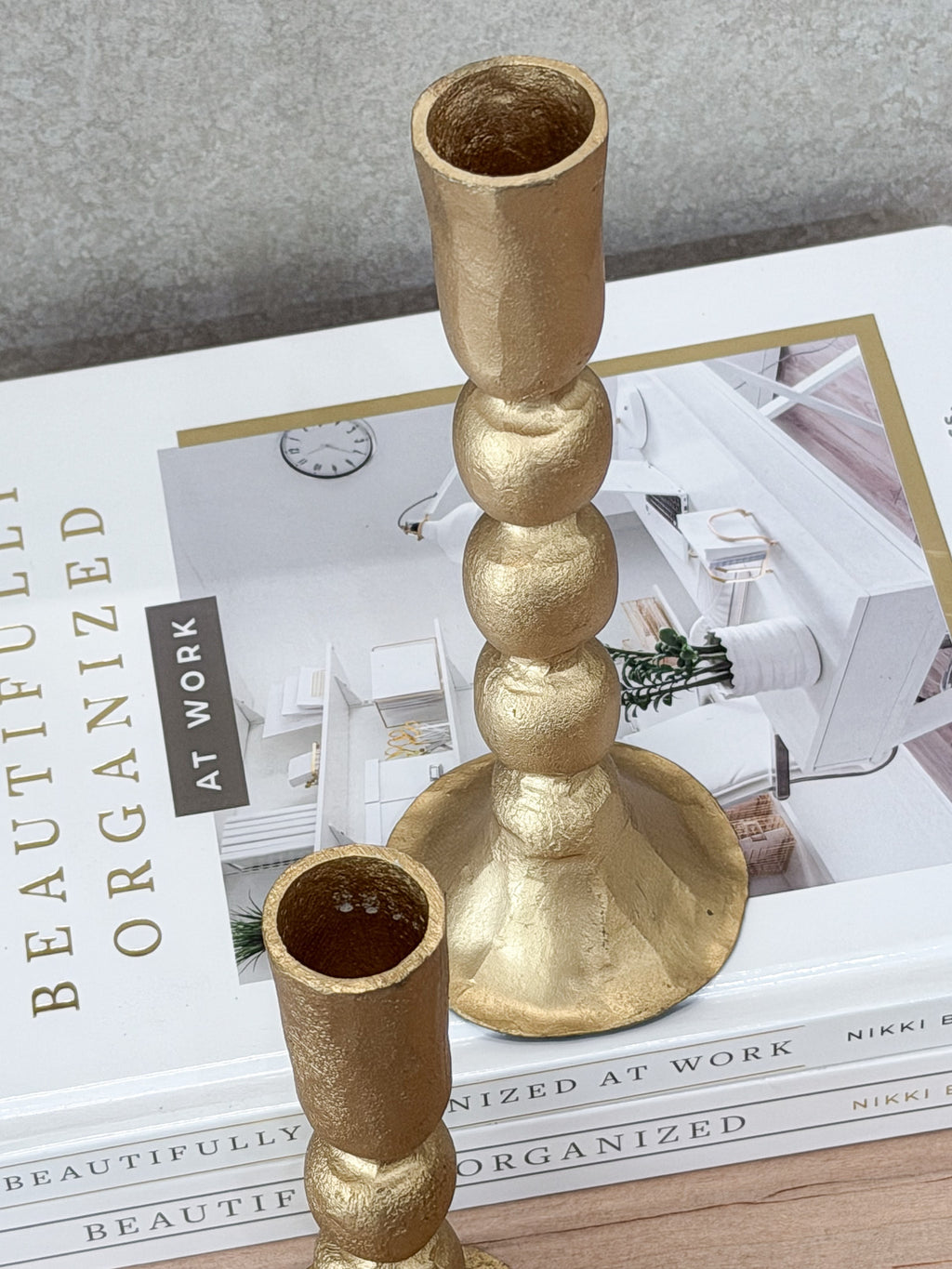 Gold Ball Candlestick