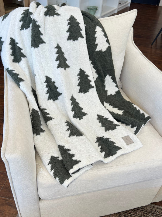 Plush Tree Throw