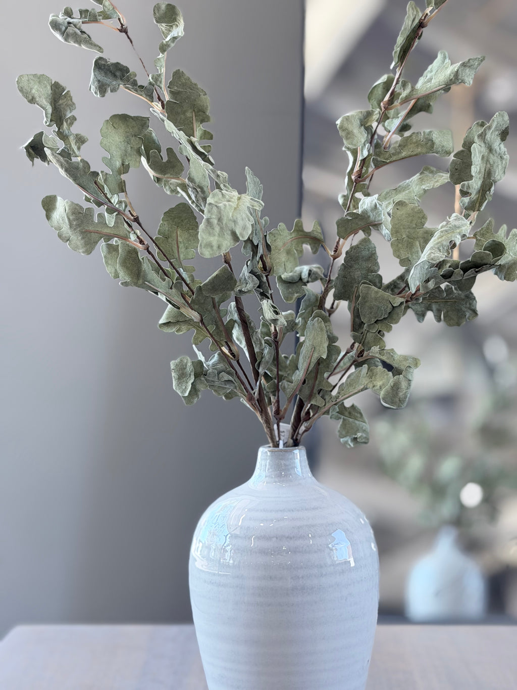 Faux Oak Stem Green