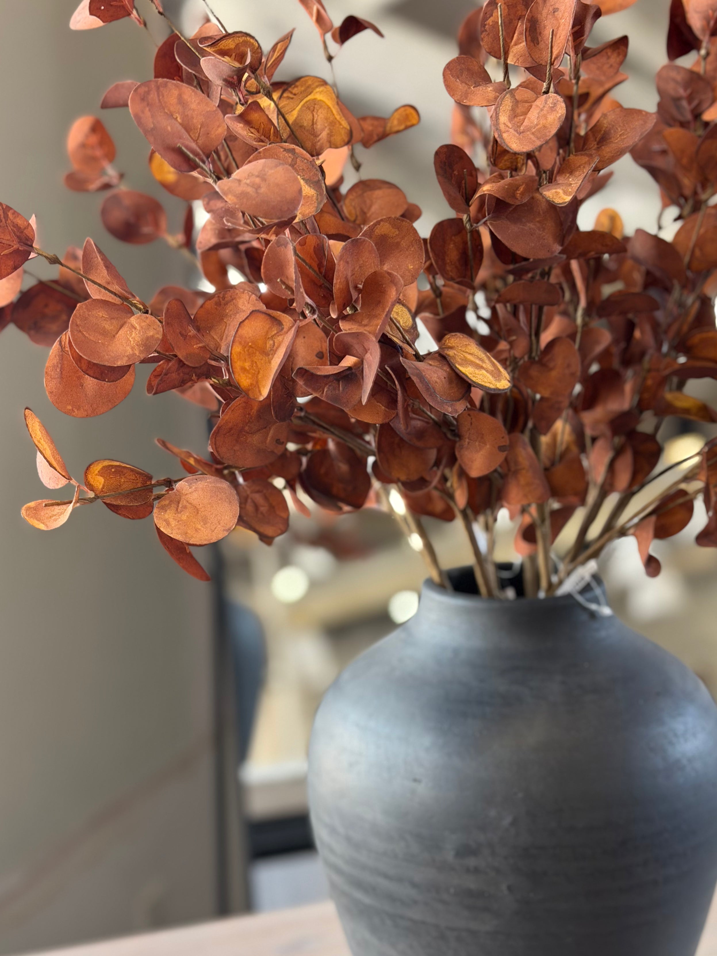 26" Coffee Eucalyptus Stem