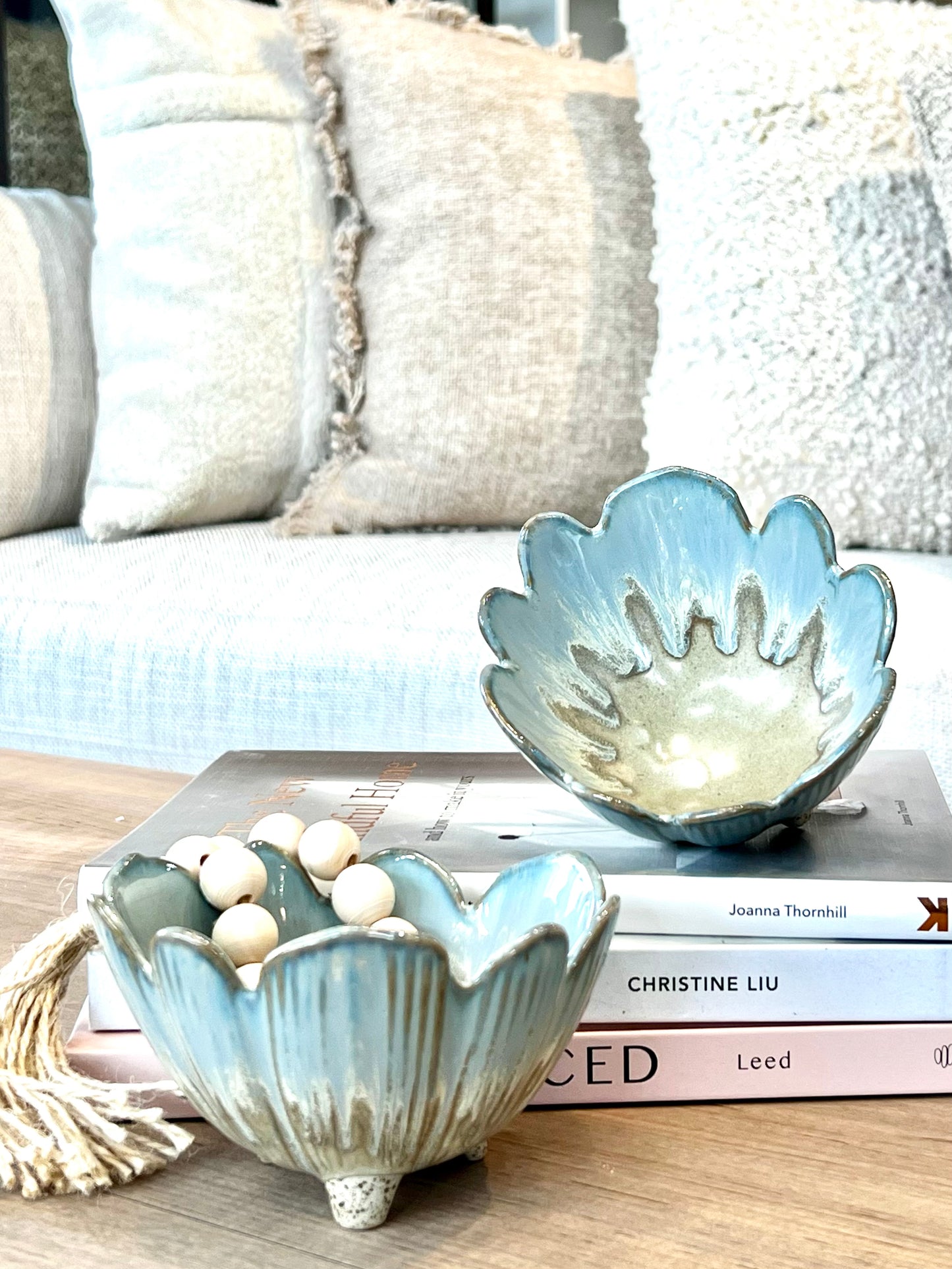 Porcelain flower bowl