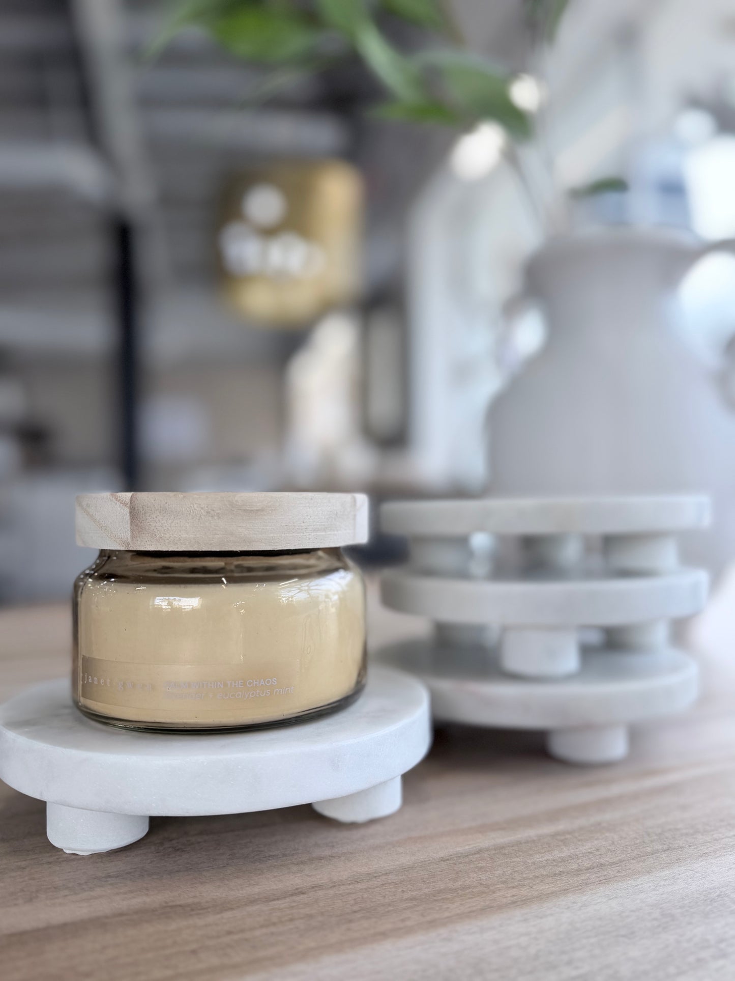 6" Marble Stack Tray