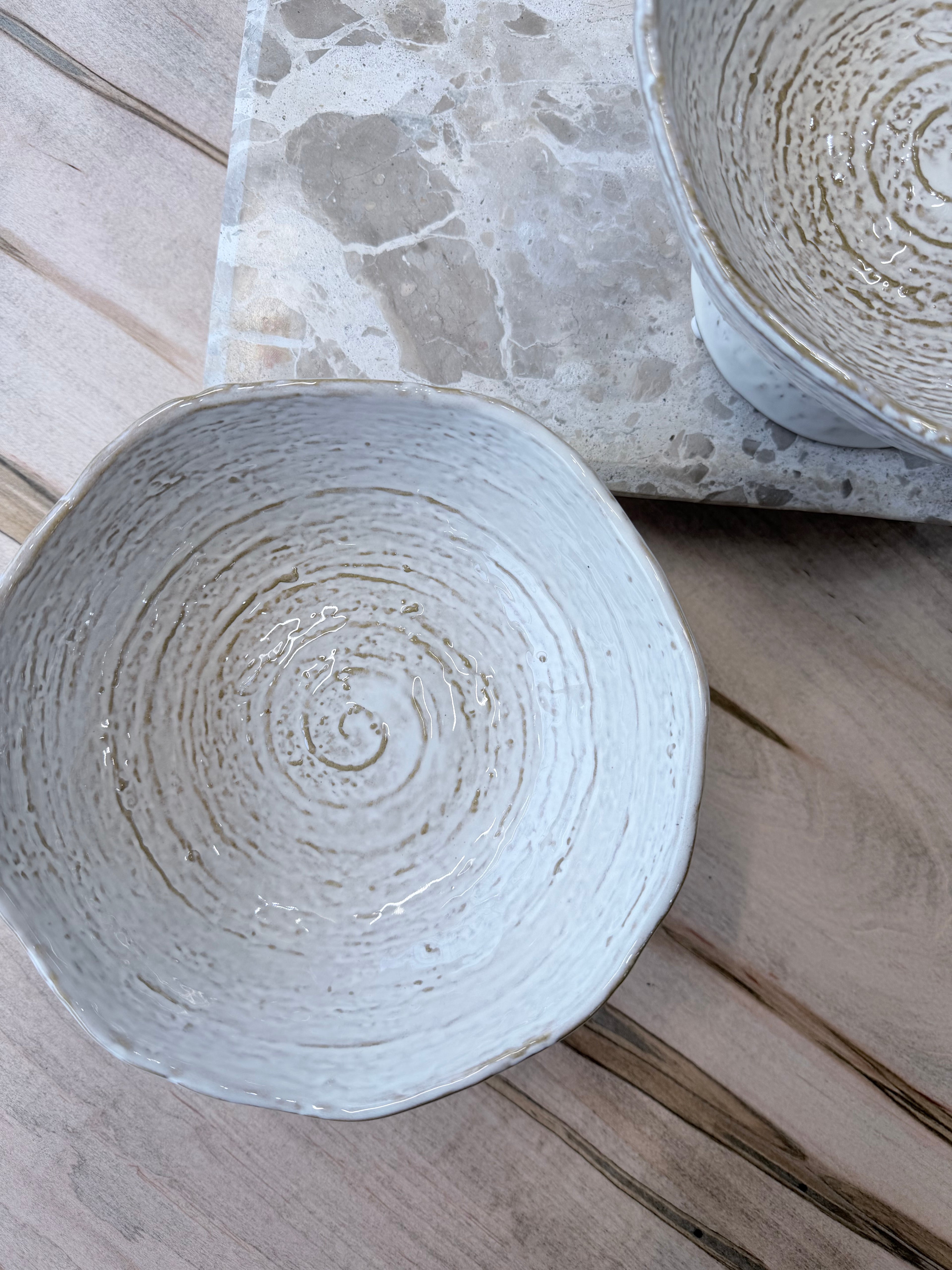 8" Raised Ceramic Bowl