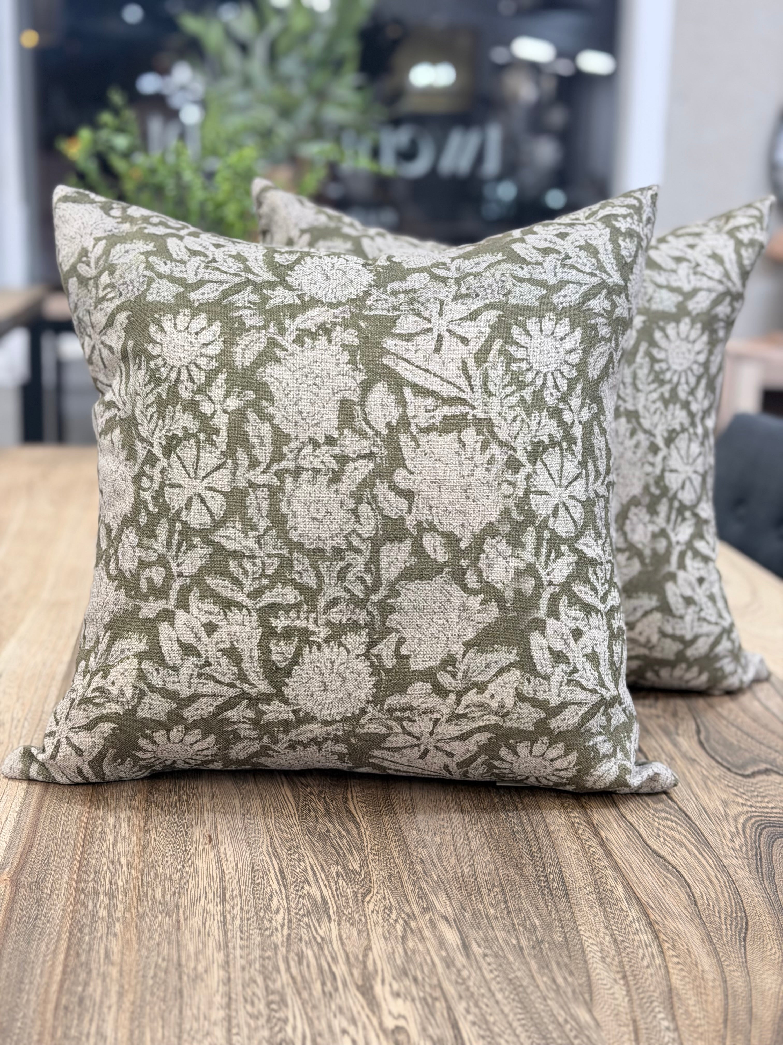 Meadow Olive 18" Pillow
