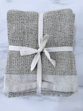 Beige Waffle Towel Set of 2