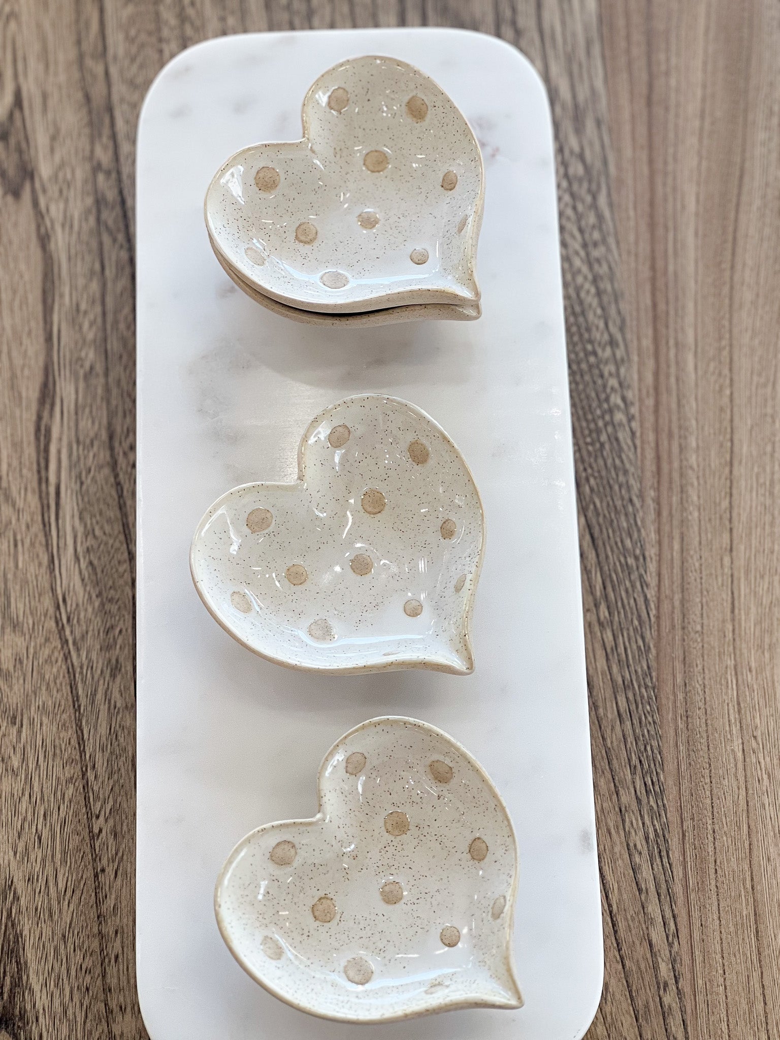 Heart W/Dots Dish