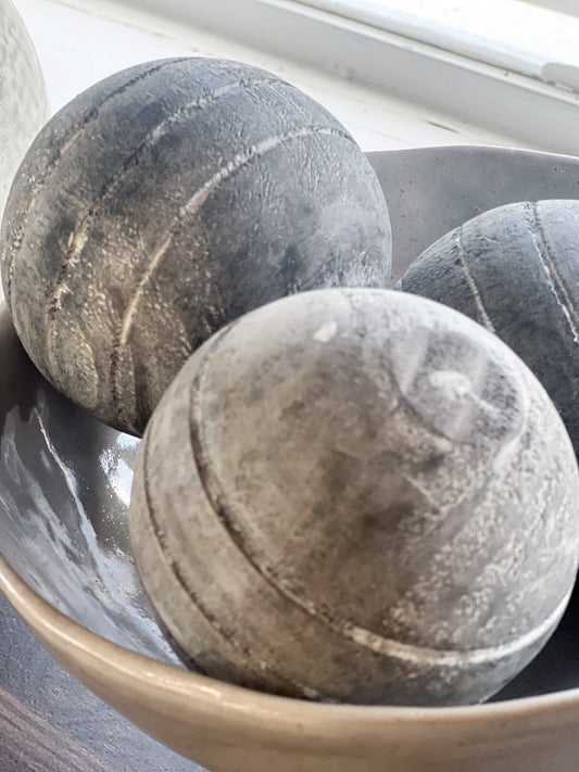 Grey Wood Orb