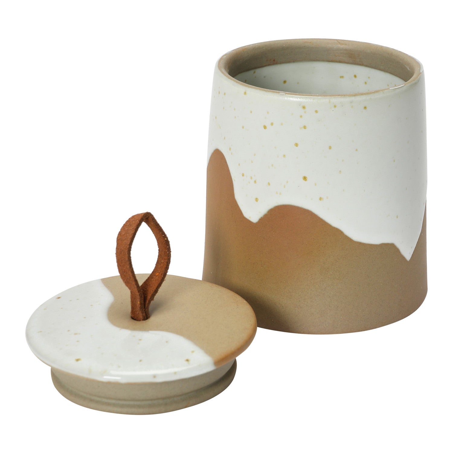 Leather Loop Canister