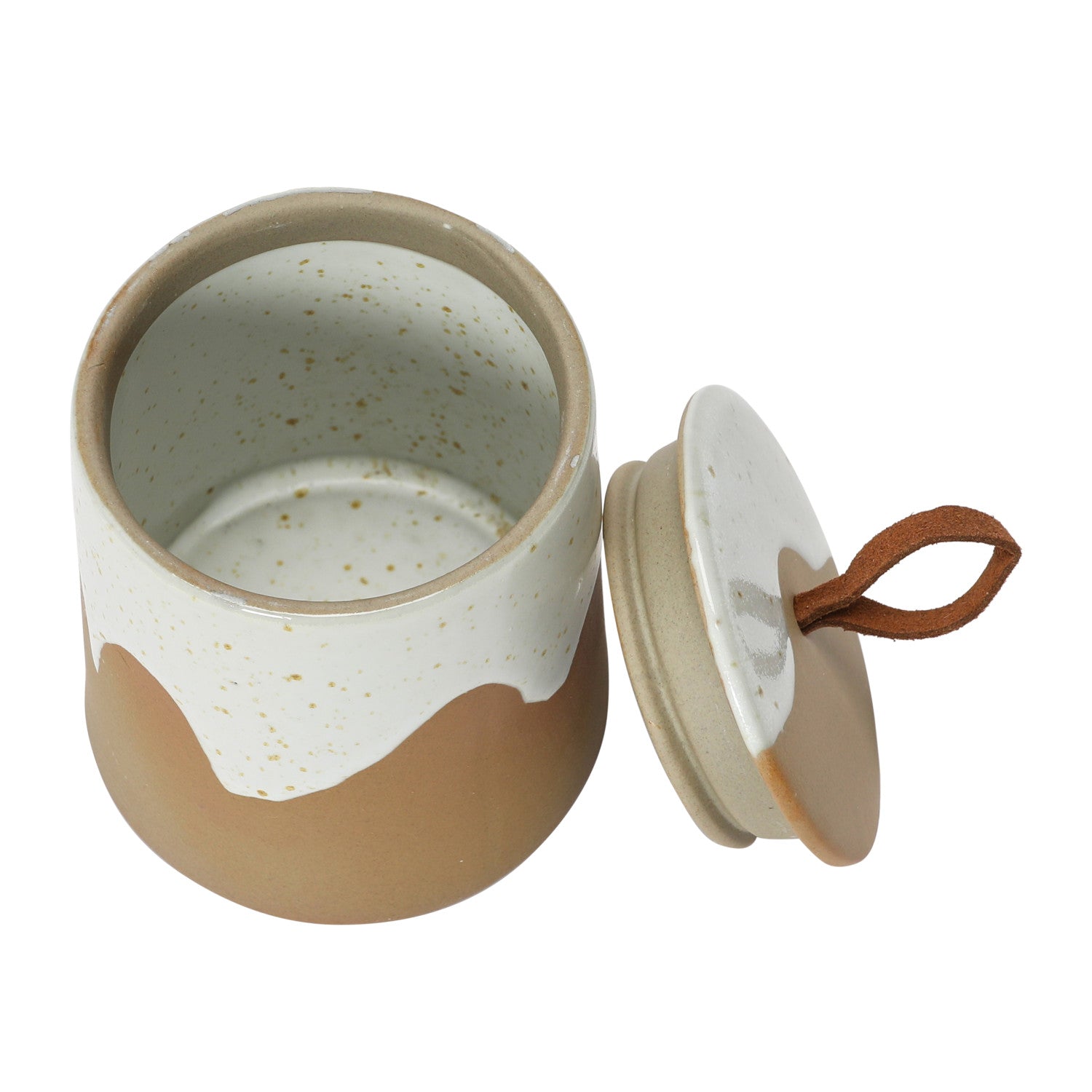 Leather Loop Canister