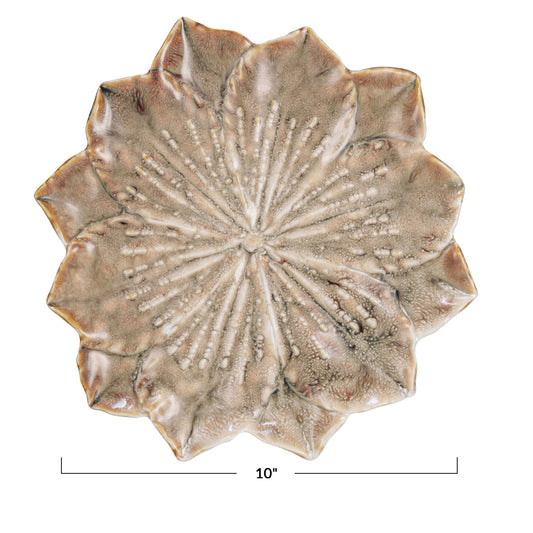 10" Flower Plate