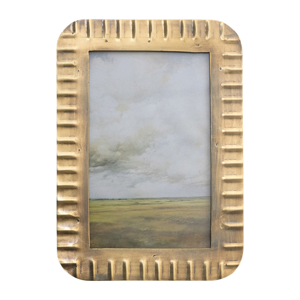 3" x 5"  Ant Brass Frame