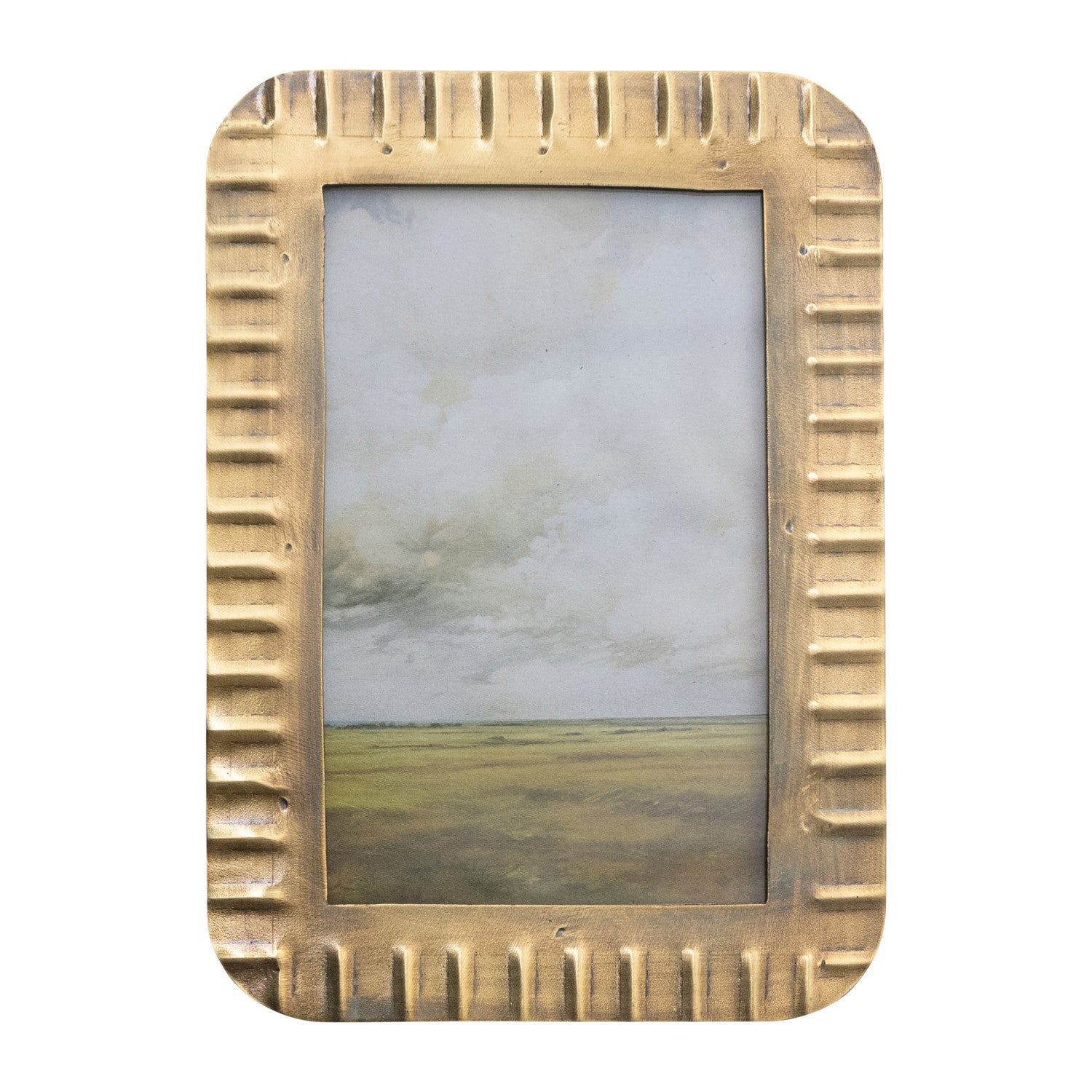 3" x 5"  Ant Brass Frame