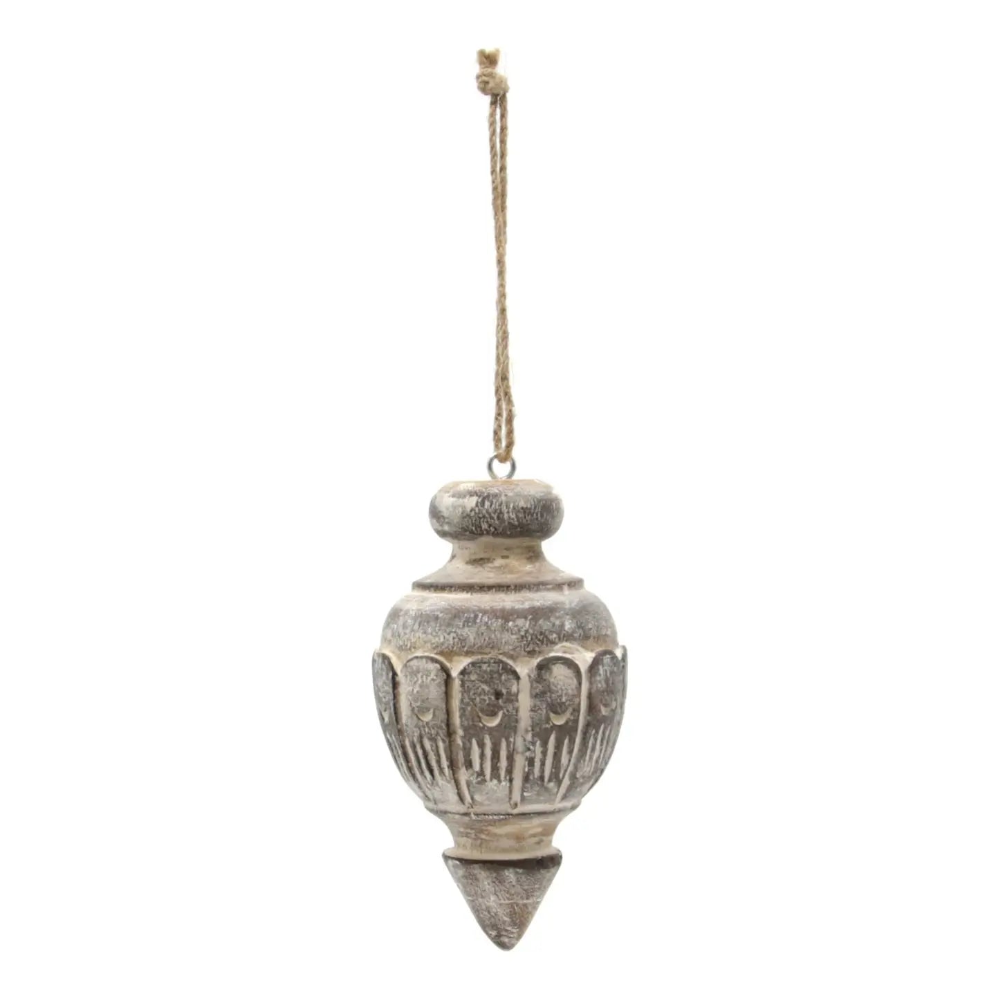 Wood Finial Ornament