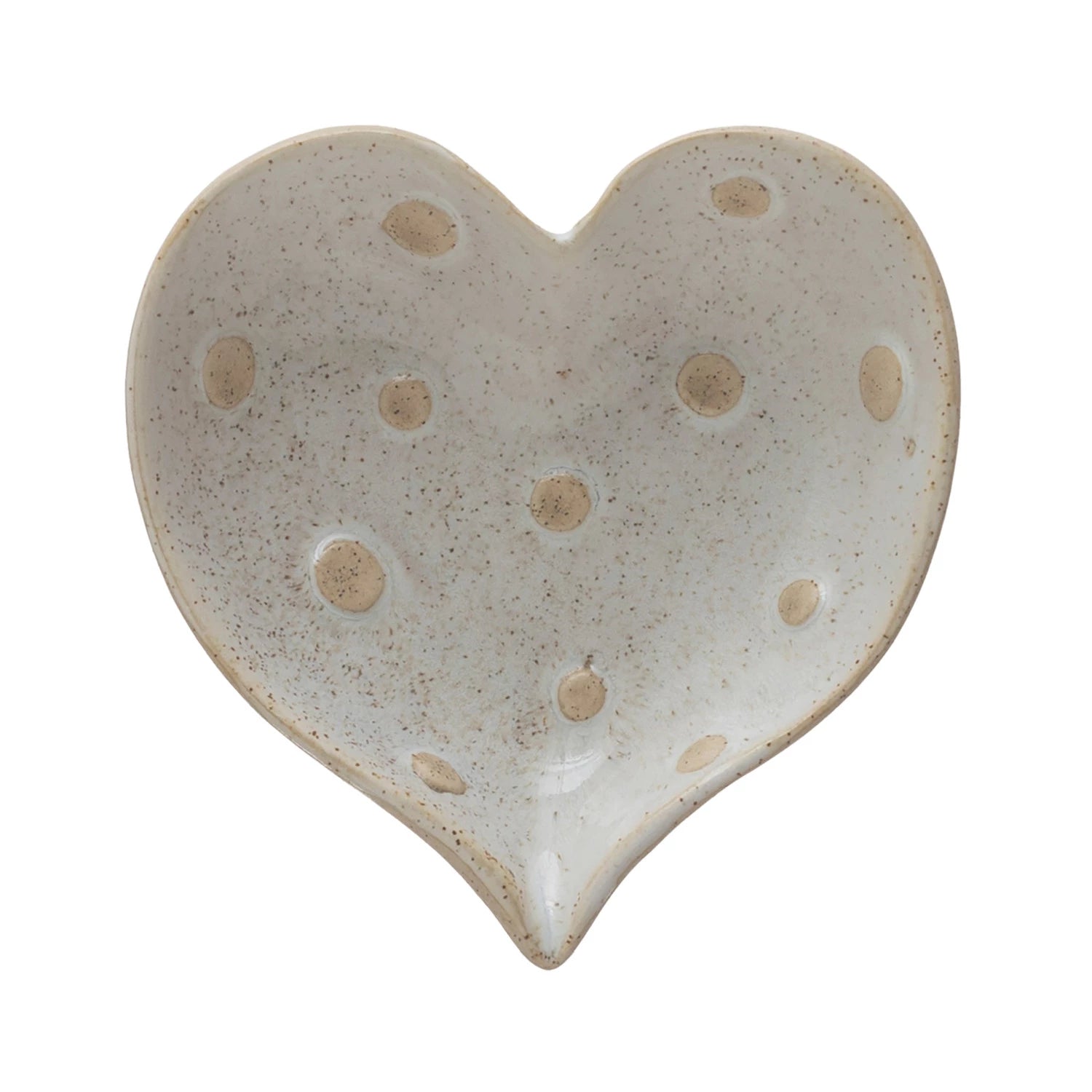 Heart W/Dots Dish