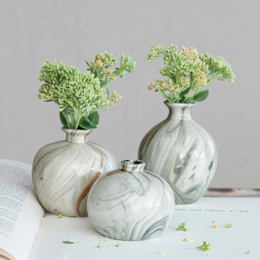 Marble Design Vase